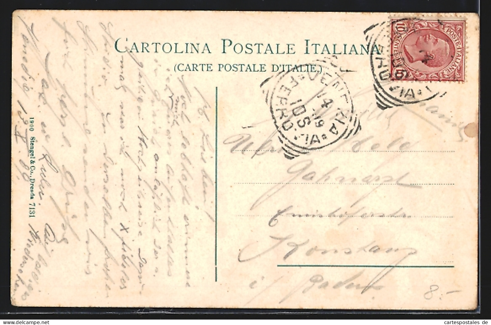 Cartolina Limone, Il Porto E Lago Di Garda  - Other & Unclassified
