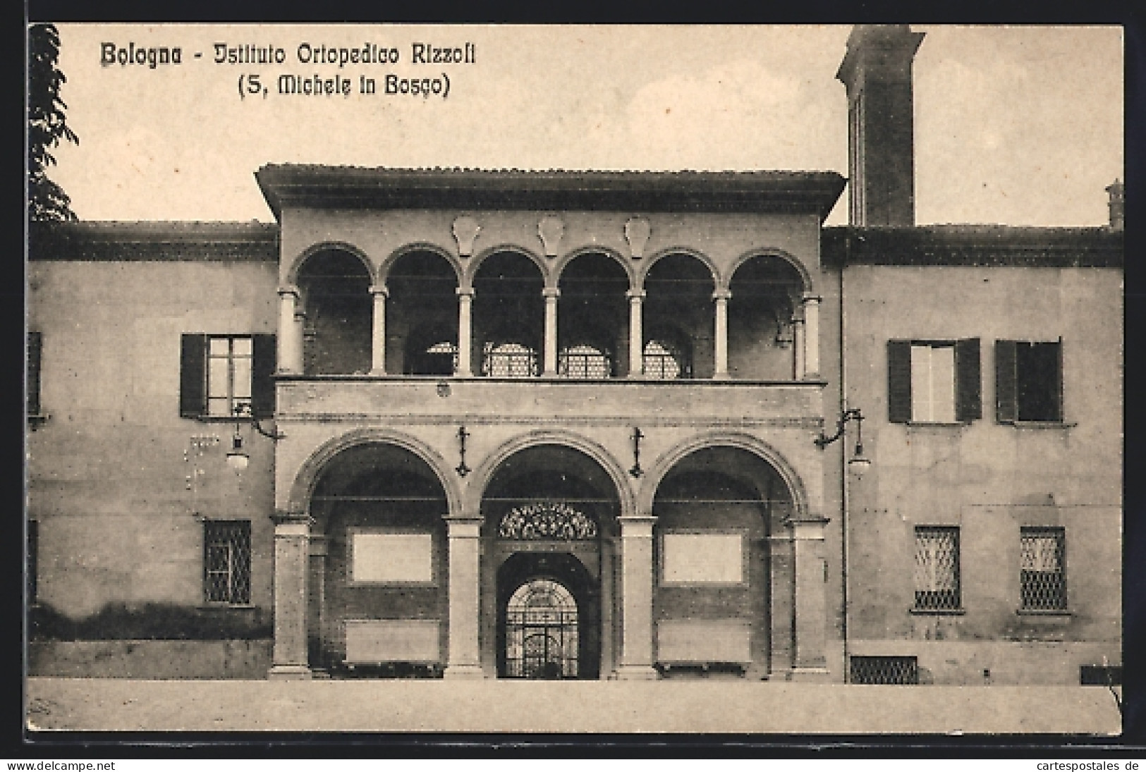 Cartolina Bologna, Istituto Ortopedico Rizzoli (S. Michele In Bosco)  - Bologna