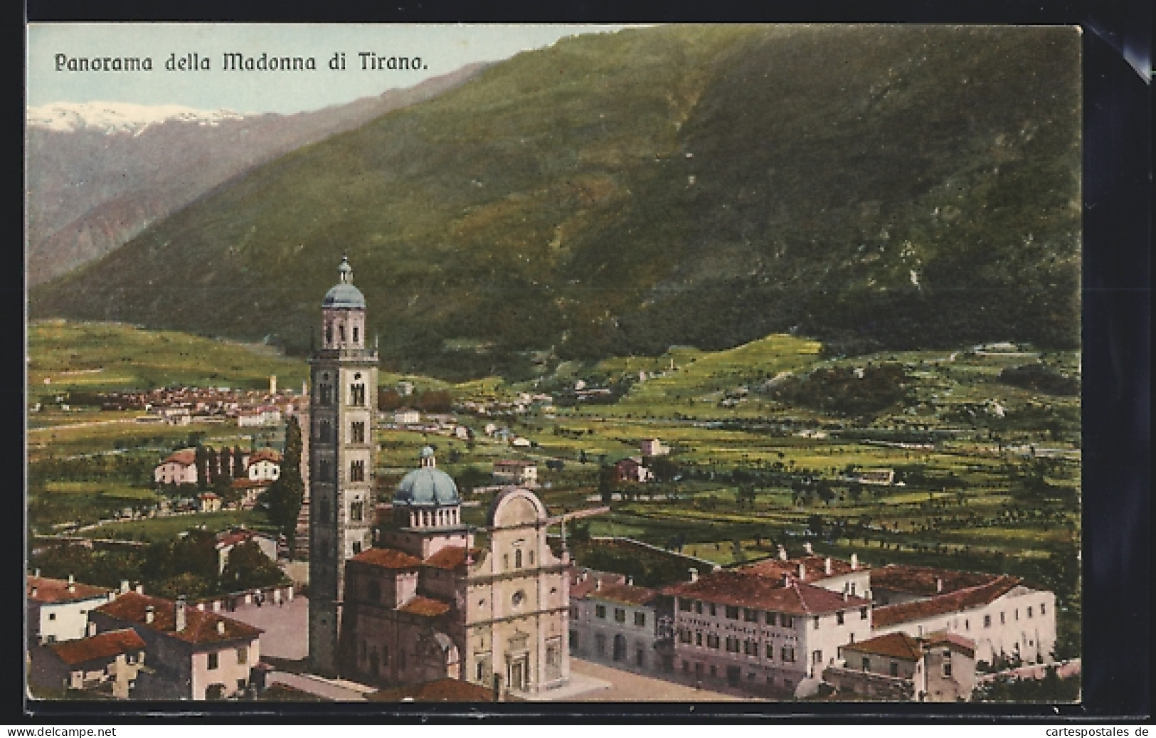 Cartolina Tirano, Panorama Della Madonna Di Tirano  - Other & Unclassified