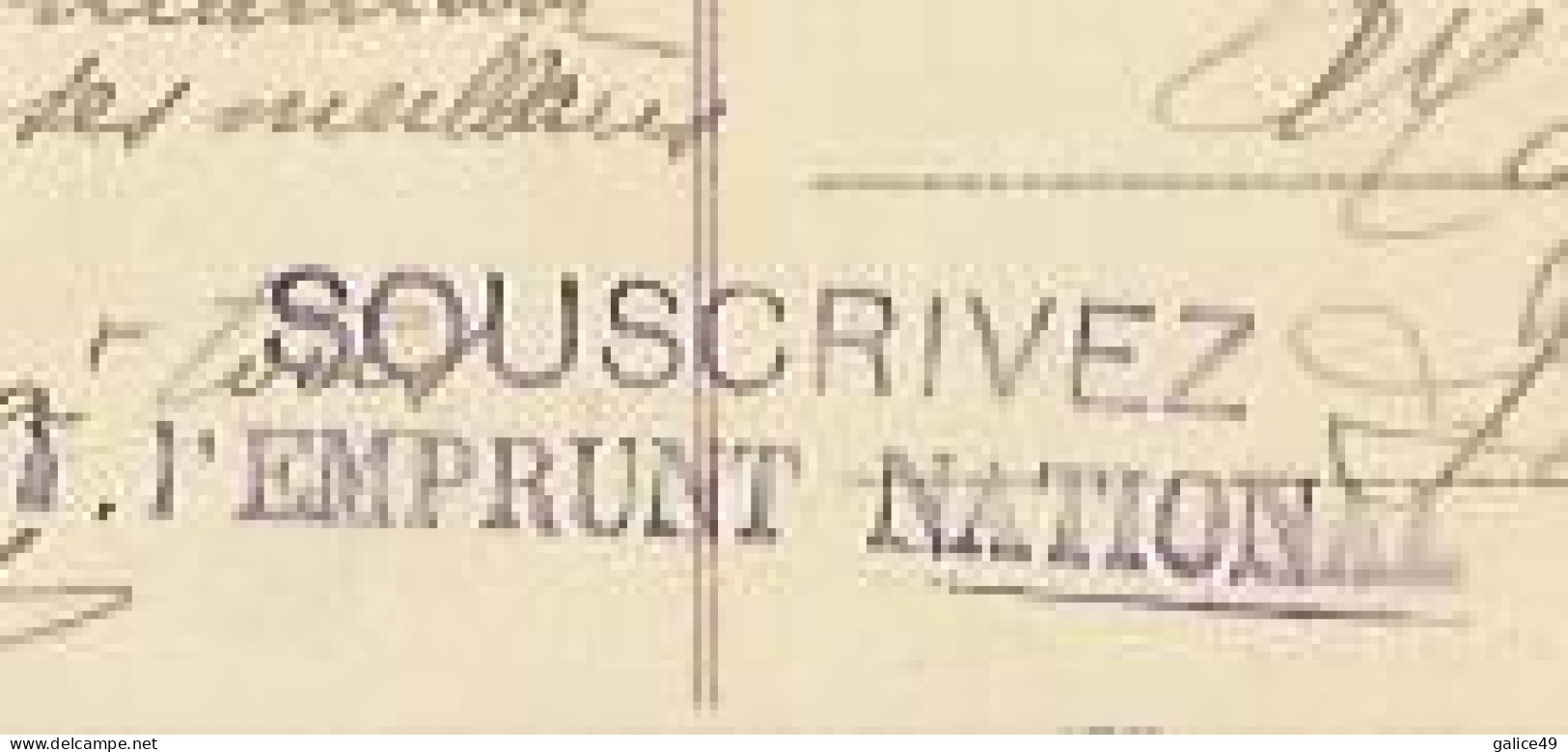 7524 CPA La Fresnaye Sur Chedouet - Château De Montigny La Maison Du Jardinier -Cachet "Souscrivez à L'Emprunt National" - Altri & Non Classificati