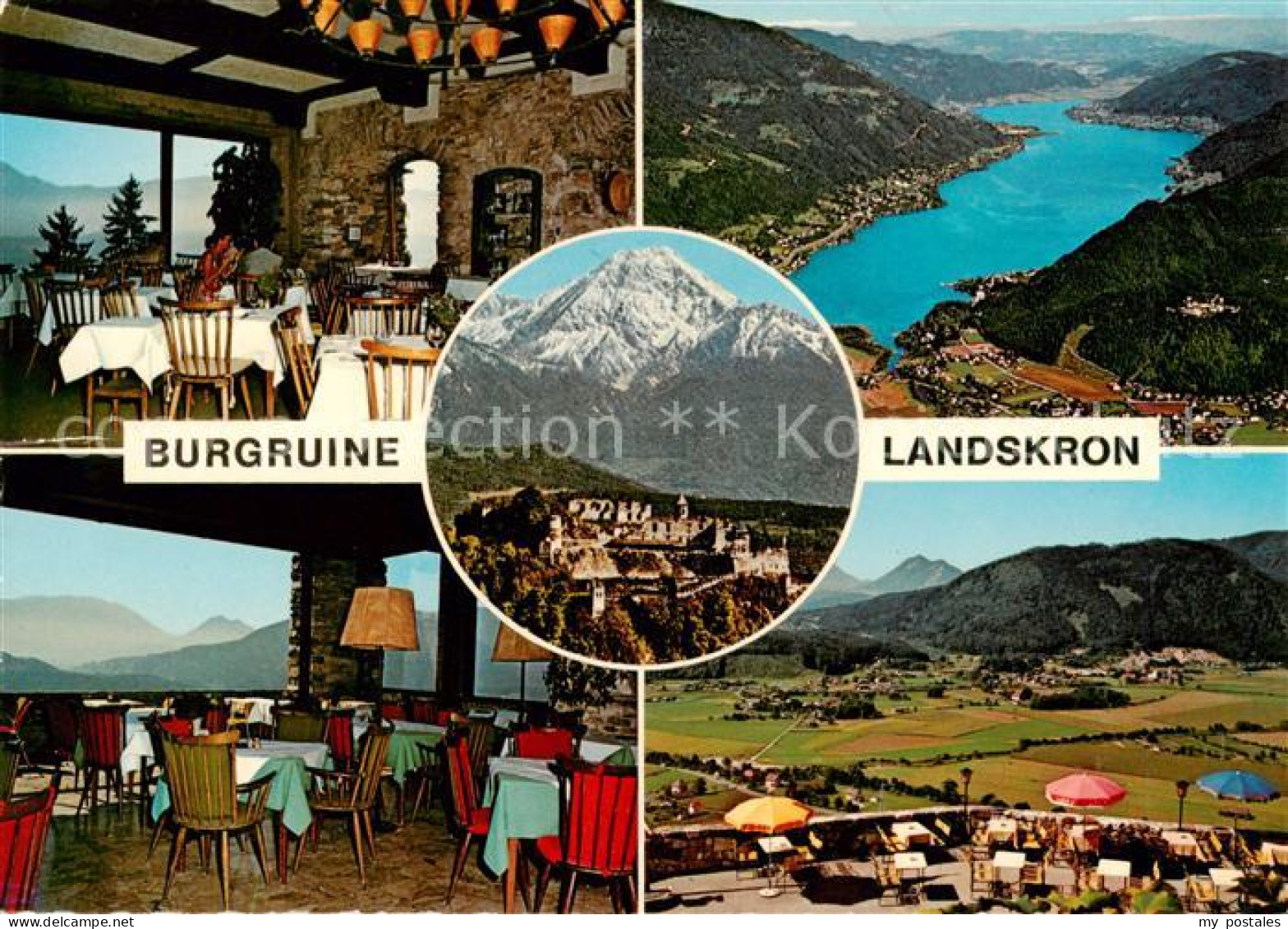 73855012 Ossiachersee Burgruine Landskron Cafe Restaurant Bar Kronensaal Burgrui - Other & Unclassified