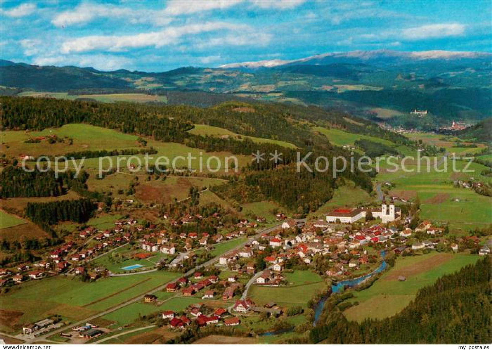 73854990 Gurk Gurktal Kaernten AT Dom Zu Gurk Salvatorianerkolleg Fliegeraufnahm - Sonstige & Ohne Zuordnung