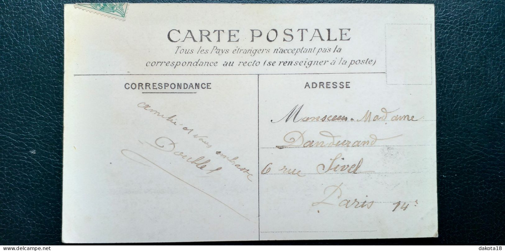 76 , Le Tréport -mers , La Route De La Ville D'Eu En 1907.........vue Peu Courante - Le Treport