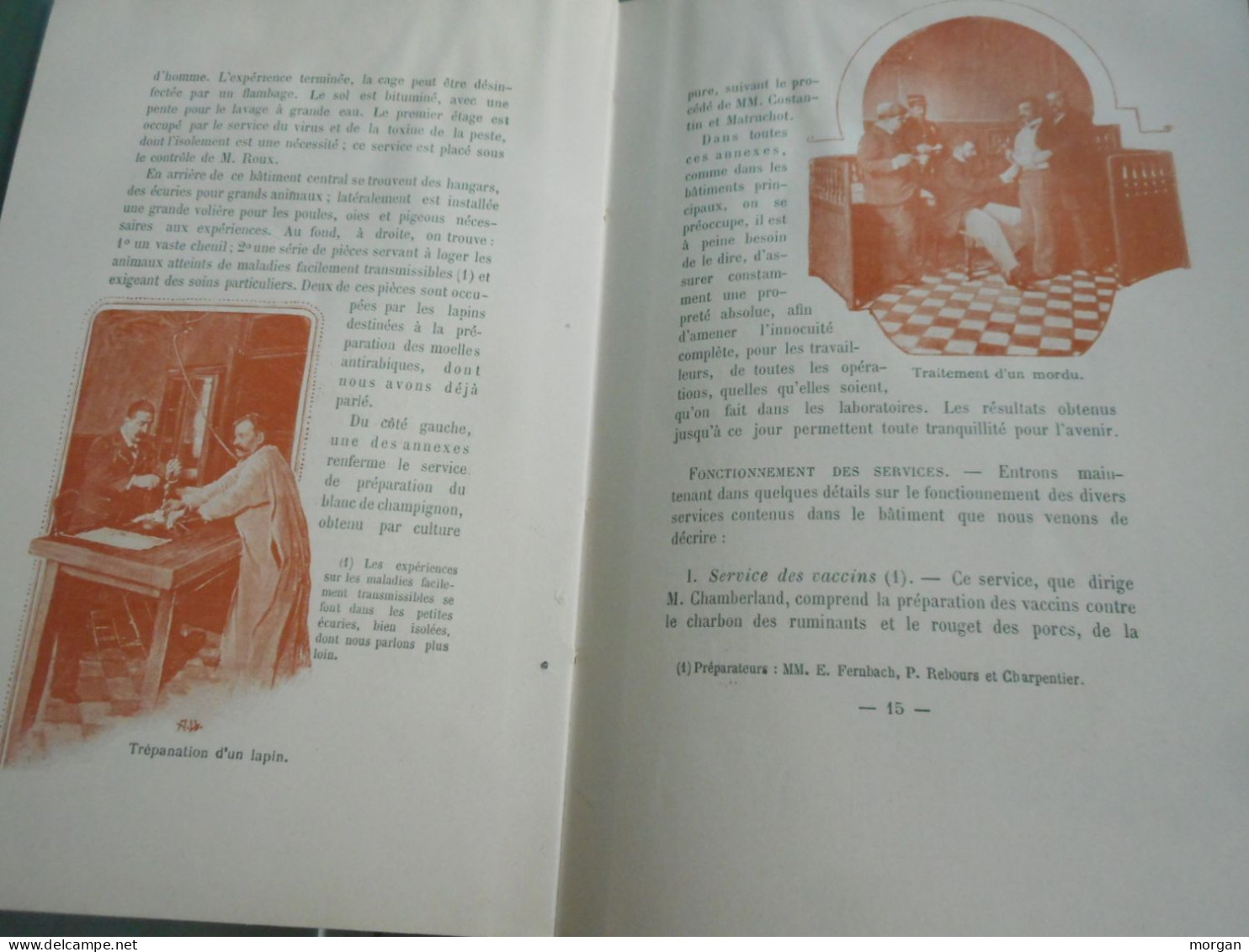 INSTITUT PASTEUR, PARIS, TRES ANCIEN LIVRET, GRAVURES ARTS GRAPHIQUES - Zonder Classificatie