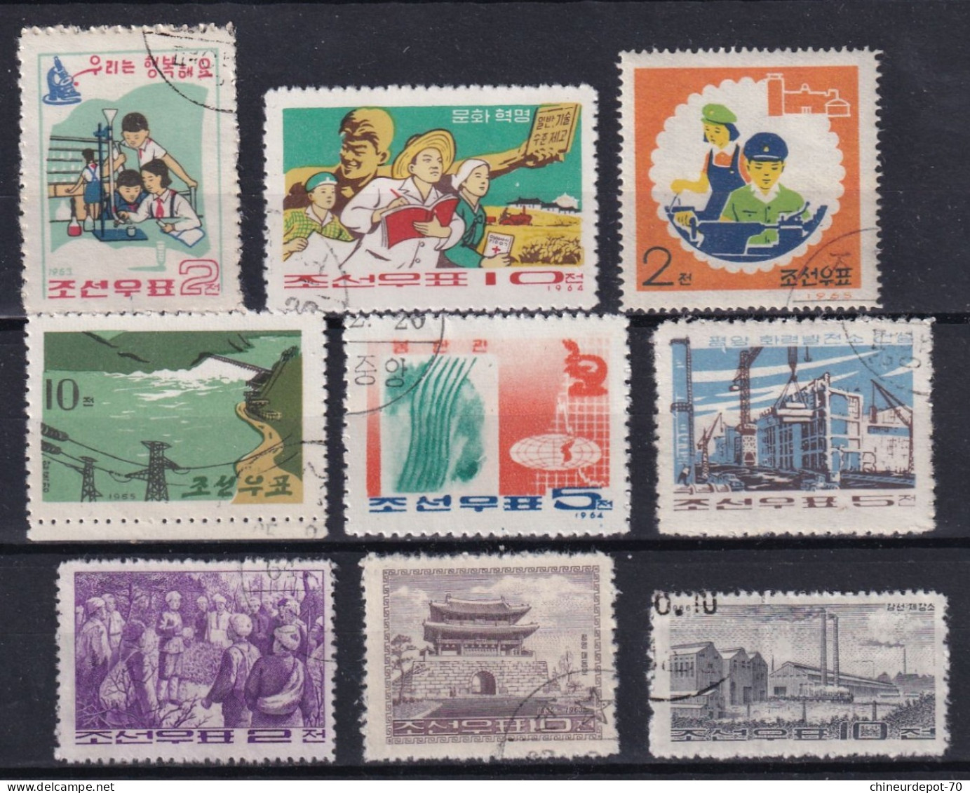 Timbres COREE KOREA - Korea (Nord-)