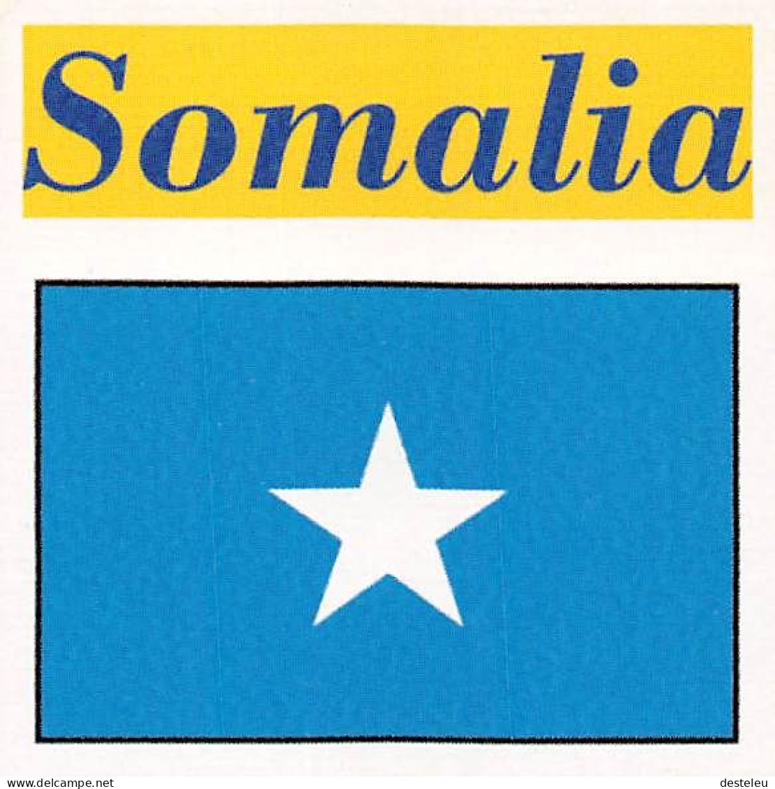 Flag Chromo - Somalia - 5 X 5 Cm - Autres & Non Classés