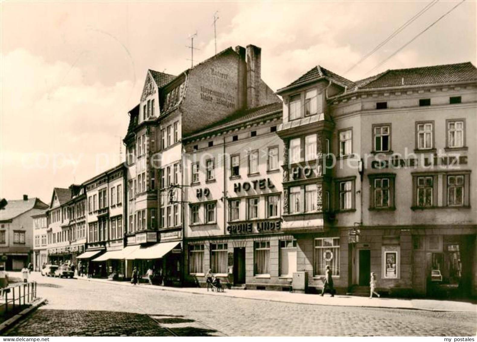 73854887 Muehlhausen Thueringen HO Hotel Gruene Linde Muehlhausen Thueringen - Mühlhausen