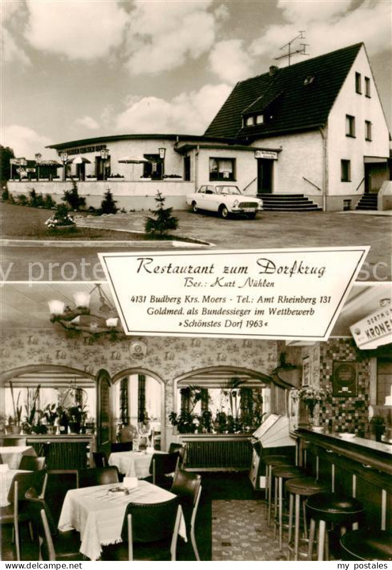 73854871 Budberg Moers Niederrhein Restaurant Zum Dorfkrug Gastraum  - Rheinsberg