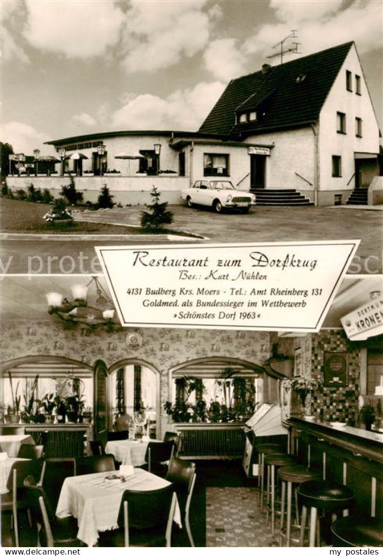 73854870 Budberg Moers Niederrhein Restaurant Zum Dorfkrug Gastraum  - Rheinsberg