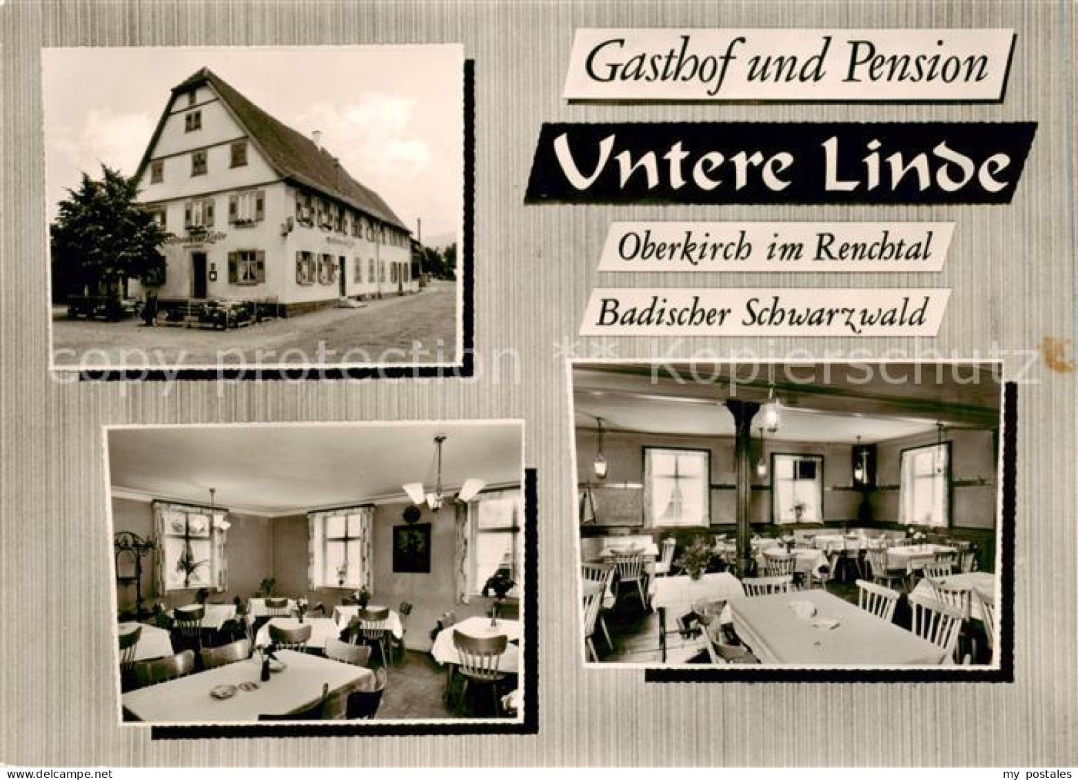 73854853 Oberkirch Baden Gasthof Pension Untere Linde Gastraeume Oberkirch Baden - Oberkirch