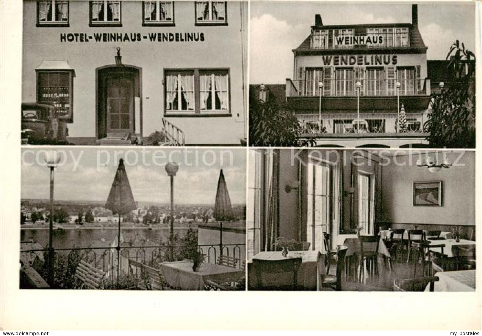 73854850 Pfaffendorf Koblenz Hotel Weinhaus Wendelinus Terrasse Gaststube Pfaffe - Koblenz