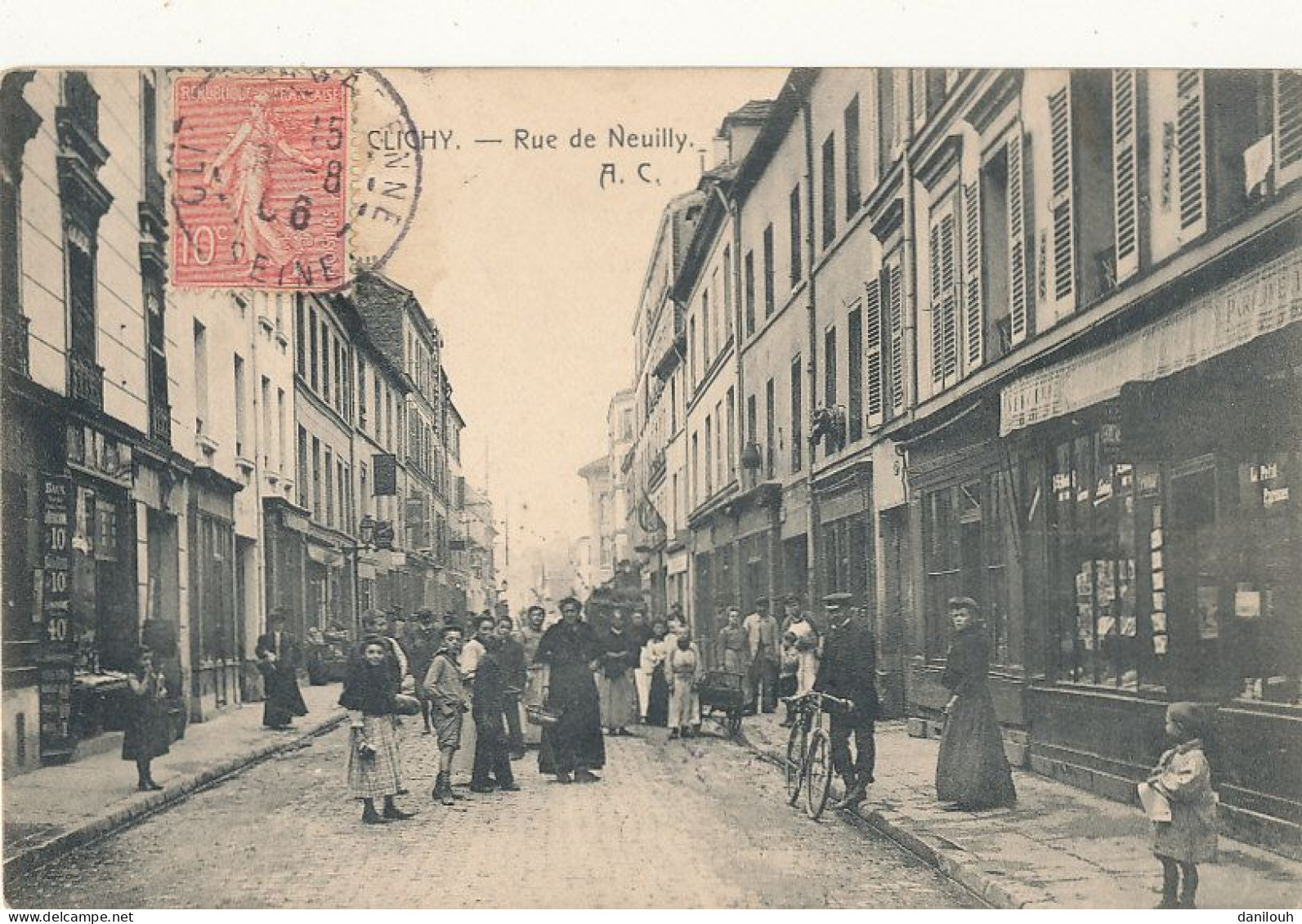 92 // CLICHY   Rue De Neuilly  A.C. - Clichy