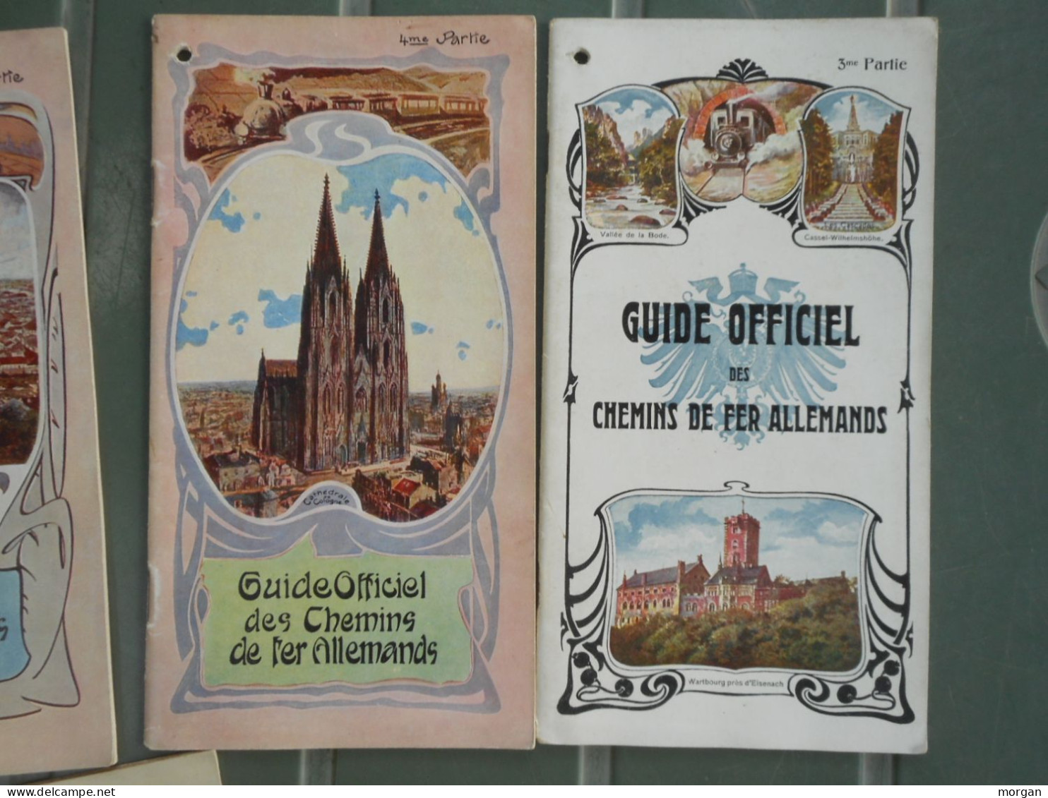 ALLEMAGNE, GUIDE OFFICIEL DES CHEMINS DE FER ALLEMANDS, ENSEMBLE COMPLET DES 6 LIVRETS - Unclassified