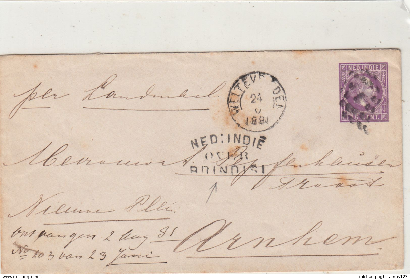 Netherlands / East Indies / Stationery / Holland / Maritime Mail - Altri & Non Classificati