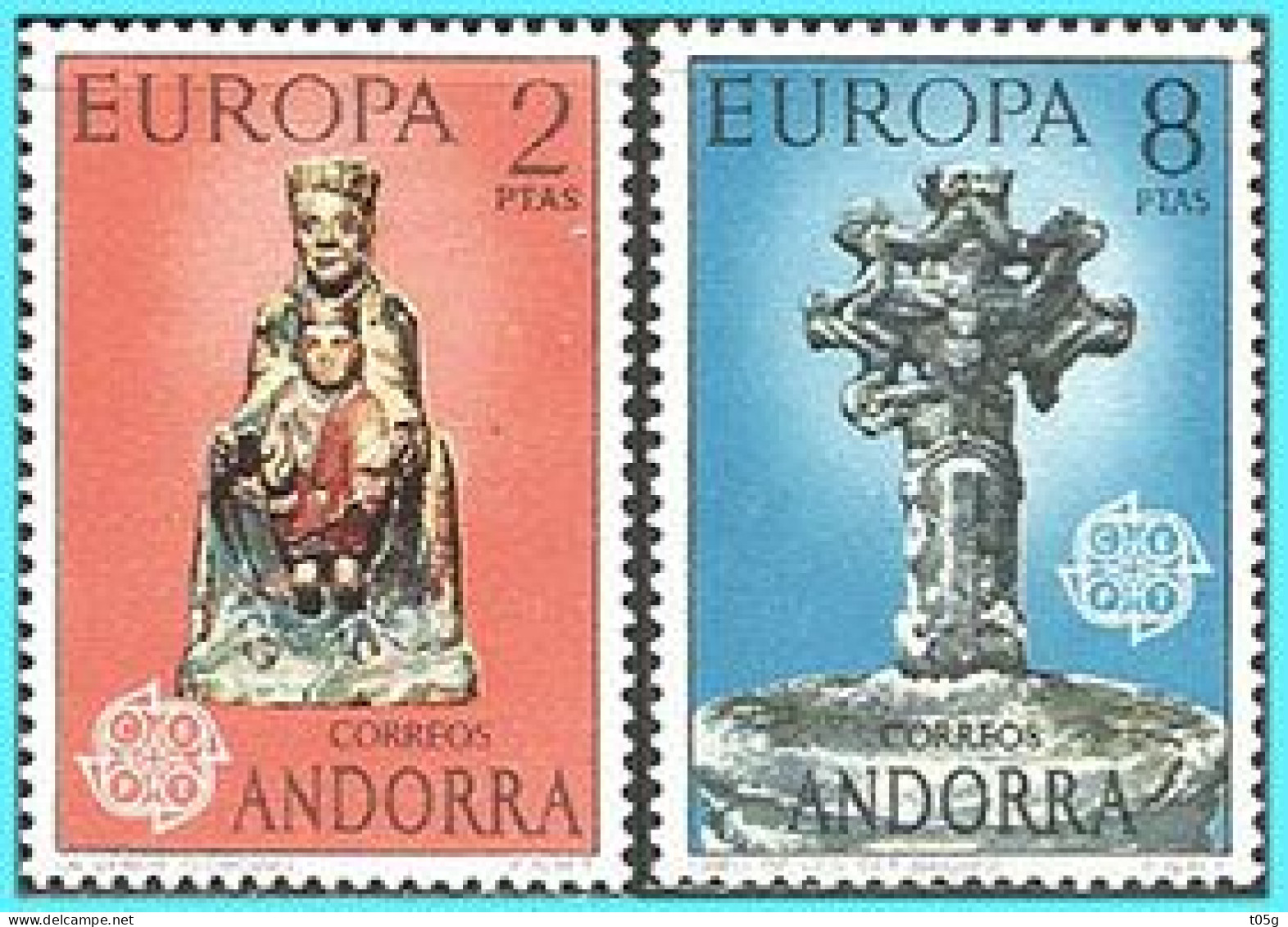 SPANISH ANDORA - EUROPA CEPT:  Compl Set MNH** - Unused Stamps