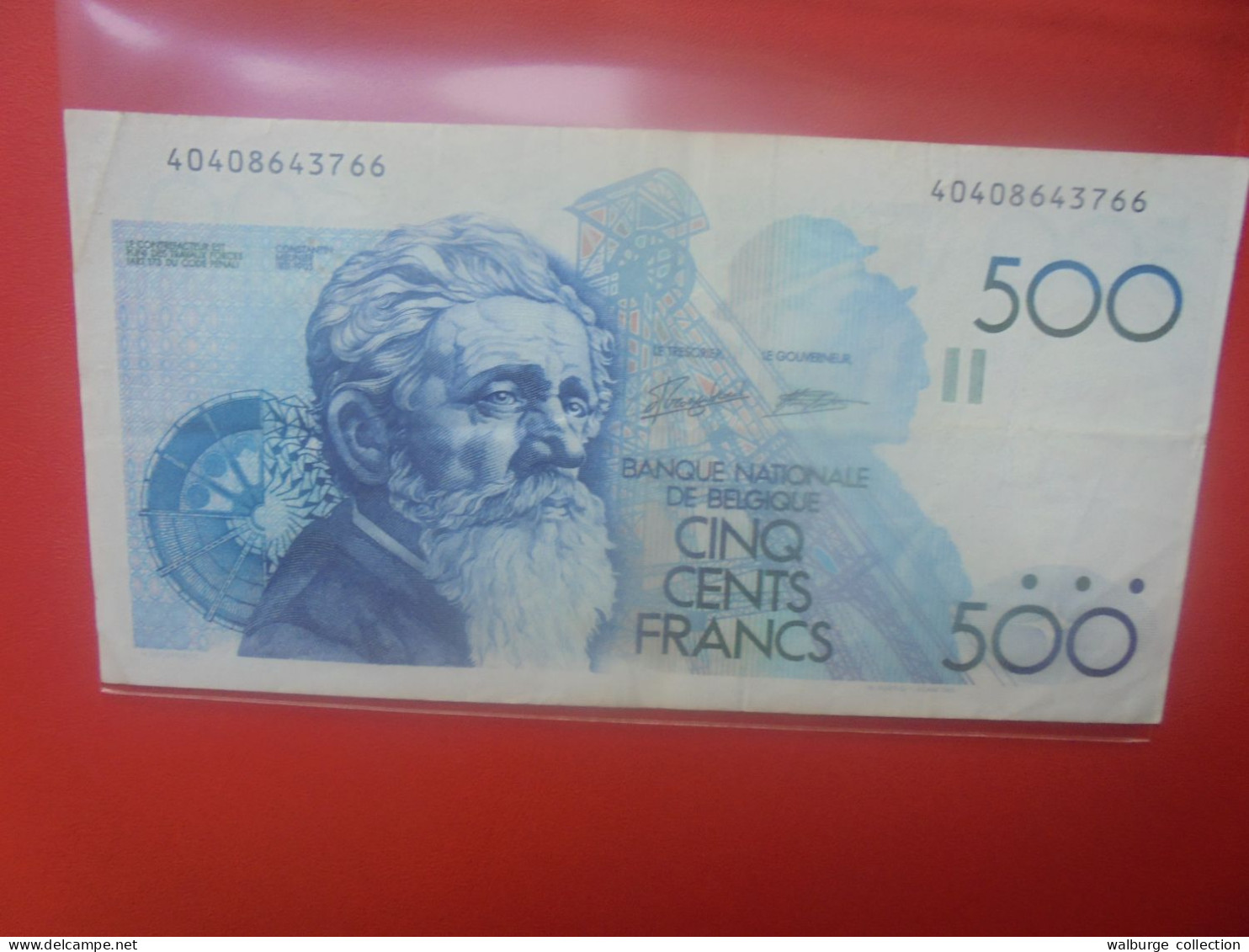BELGIQUE 500 Francs 1982-1998 Circuler (B.18) - 500 Francs