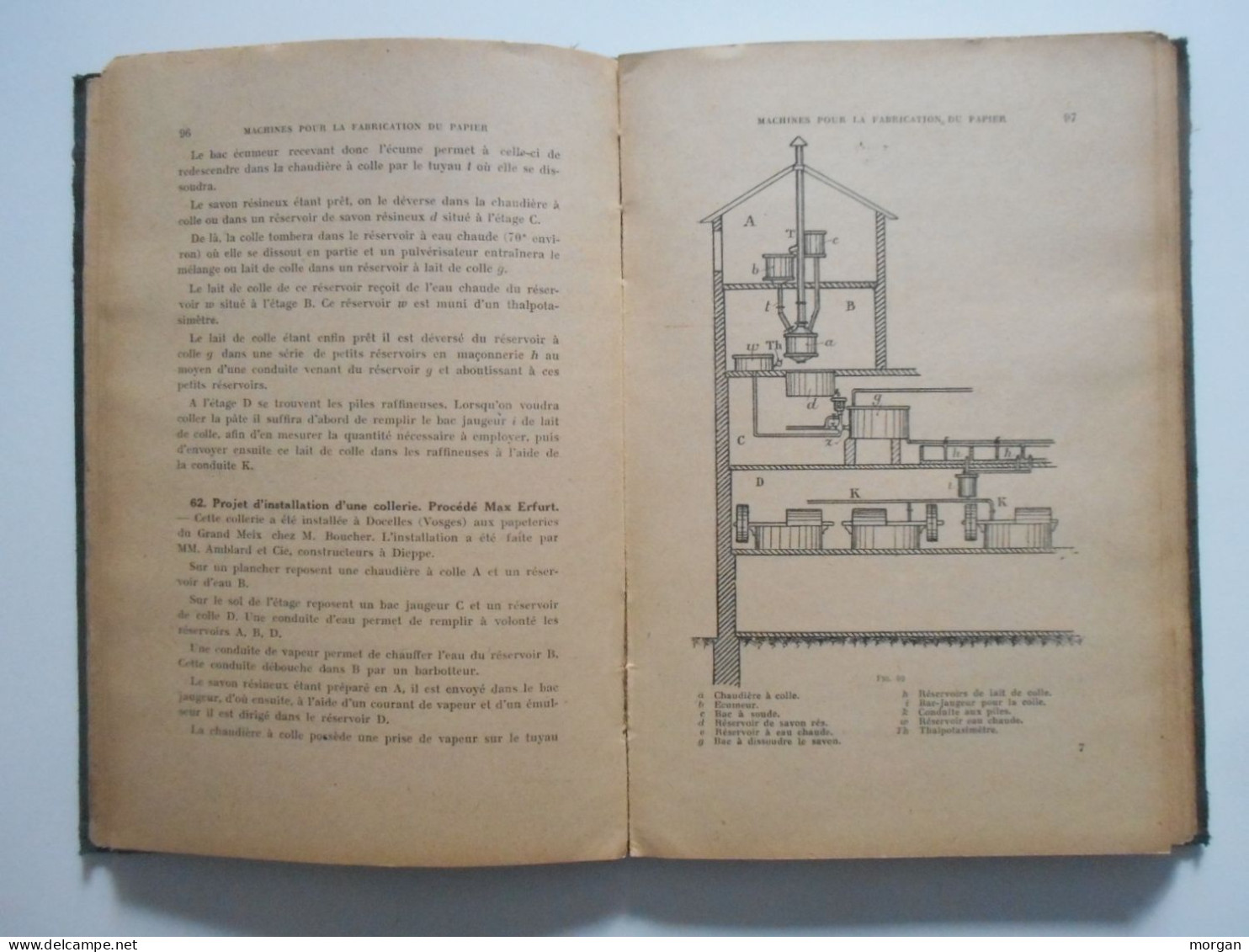 MACHINES POUR LA FABRICATION DU PAPIER, 1922, FAVIER / ARIBERT, ECOLE DE PAPETERIE DE GRENOBLE - Unclassified