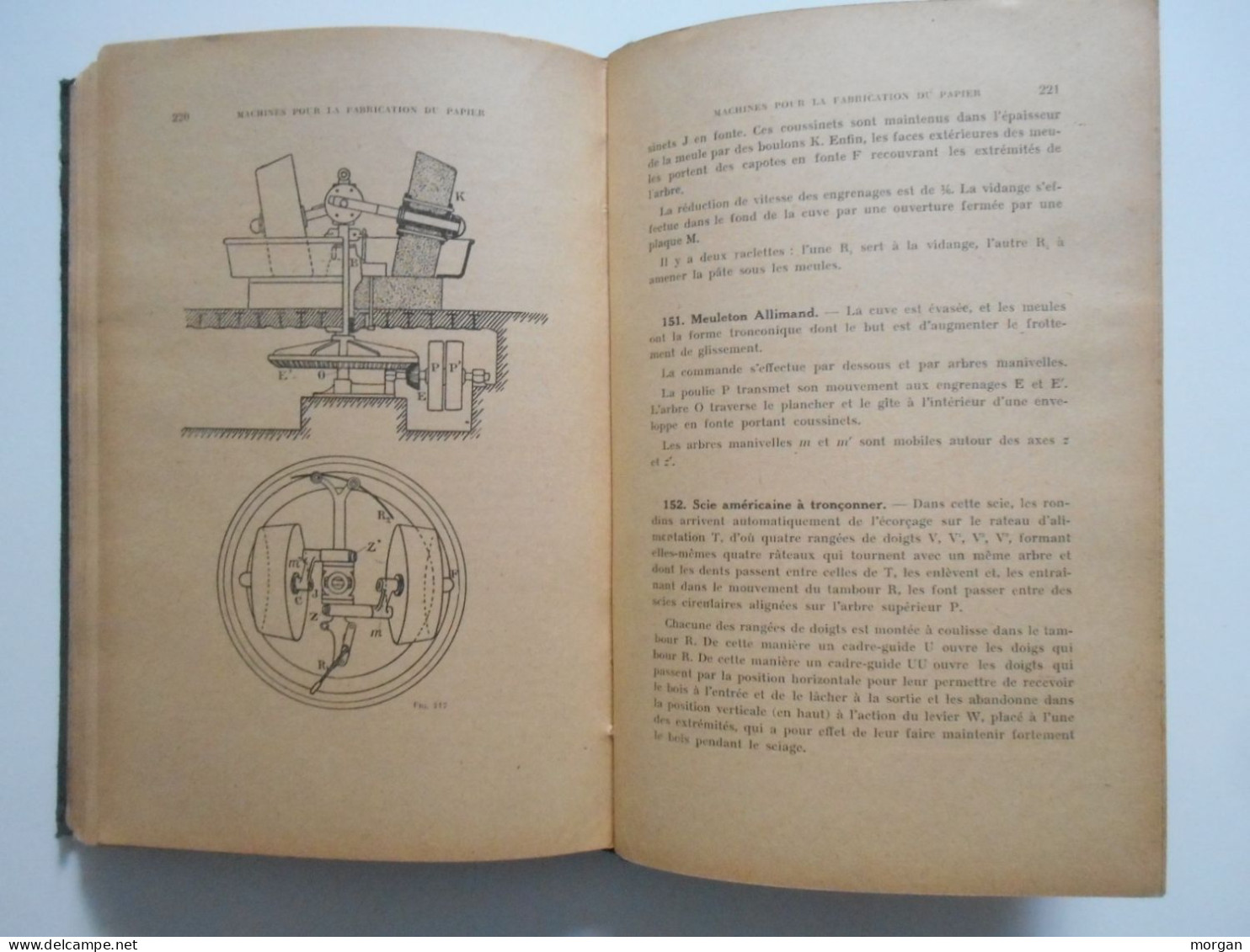 MACHINES POUR LA FABRICATION DU PAPIER, 1922, FAVIER / ARIBERT, ECOLE DE PAPETERIE DE GRENOBLE - Ohne Zuordnung