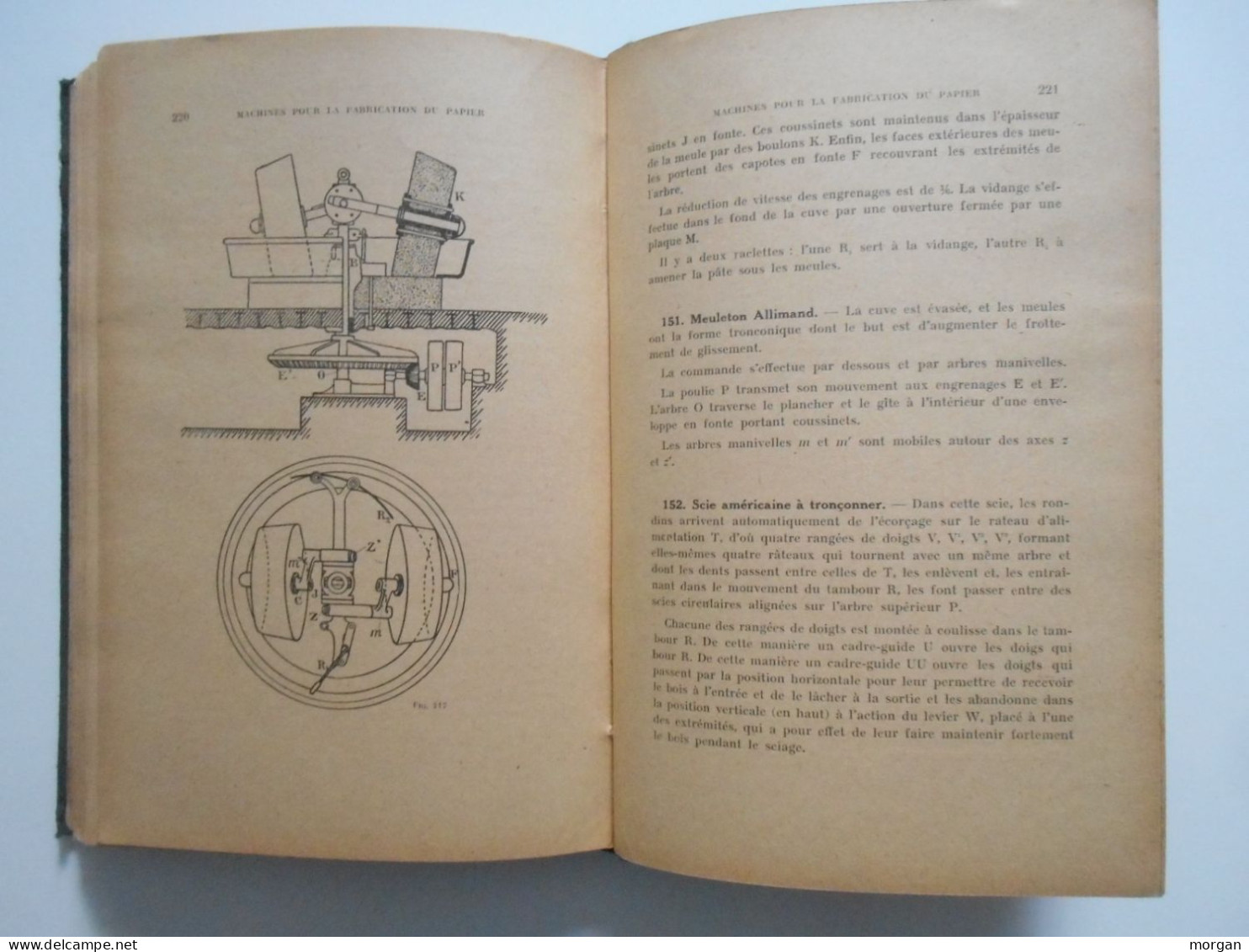 MACHINES POUR LA FABRICATION DU PAPIER, 1922, FAVIER / ARIBERT, ECOLE DE PAPETERIE DE GRENOBLE - Zonder Classificatie
