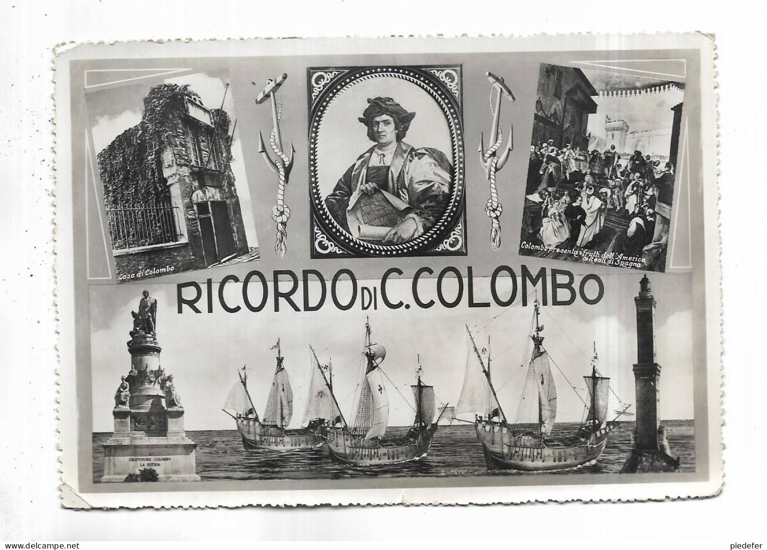 ITALIE - RICORDO Di C. COLOMBO - Genova (Genoa)