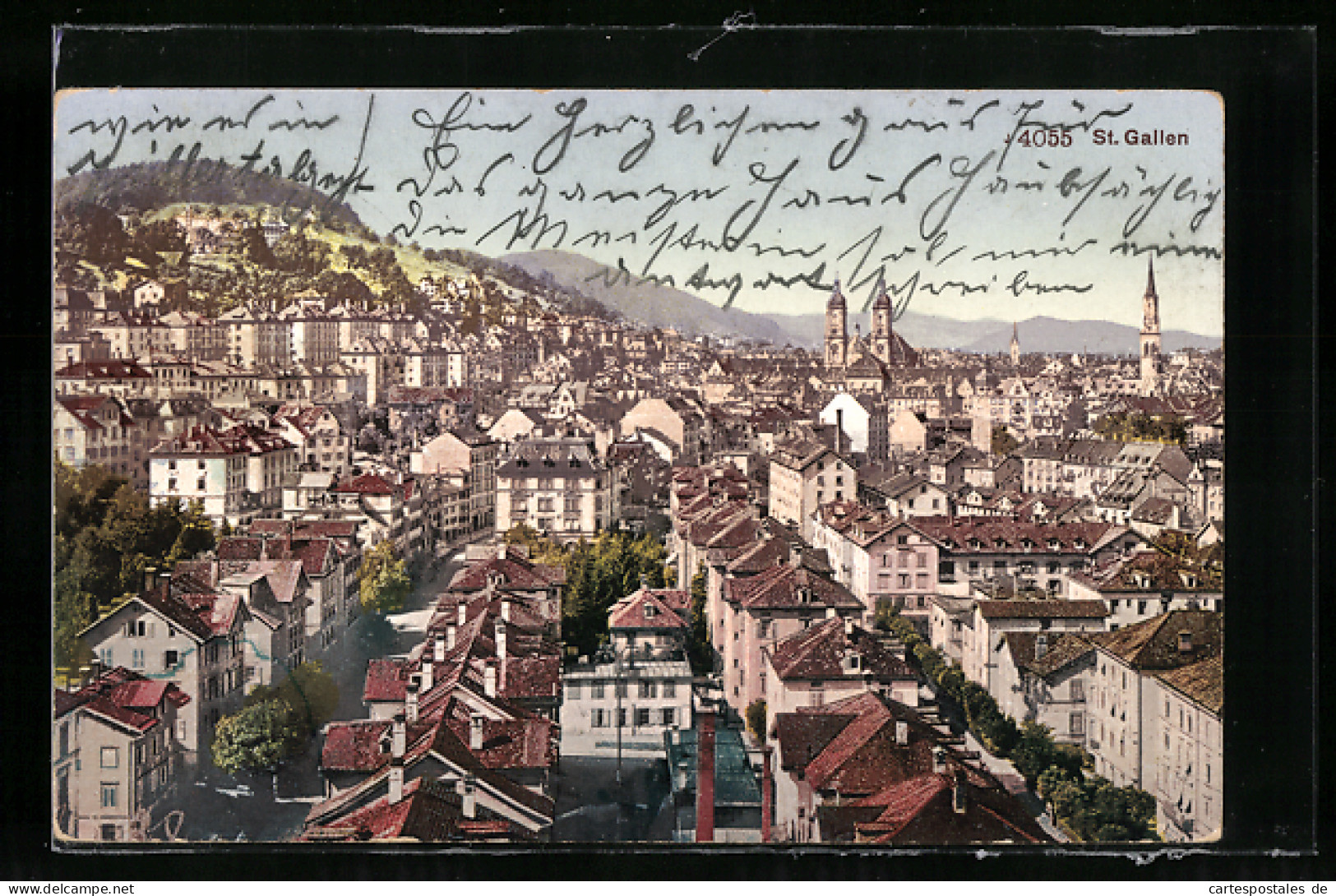 AK St. Gallen, Blick über Die Dächer Der Stadt  - Sankt Gallen