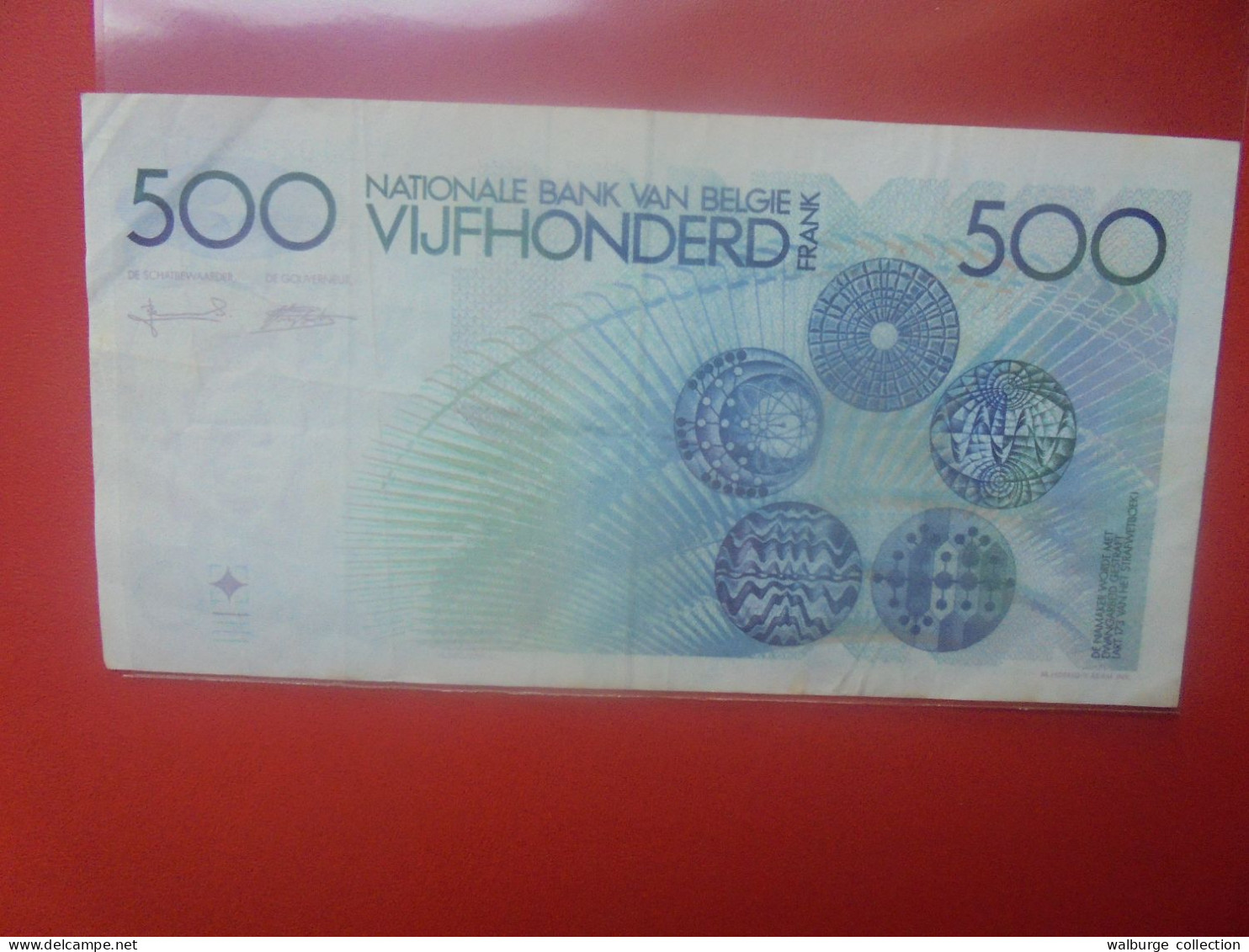 BELGIQUE 500 Francs 1982-1998 Circuler (B.18) - 500 Franchi