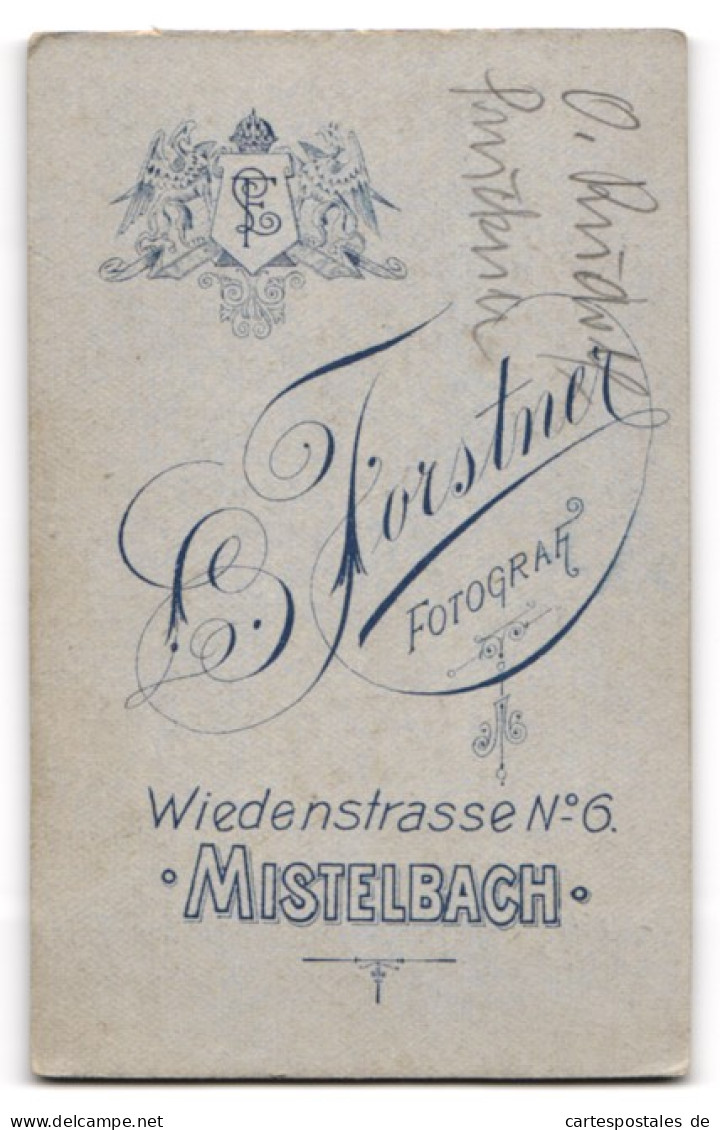 Fotografie L. Forstner, Mistelbach, Wiedenstr. 6, O. Rudolf Peickun Im Anzung Sitzend An Einem Gartentisch  - Personnes Anonymes