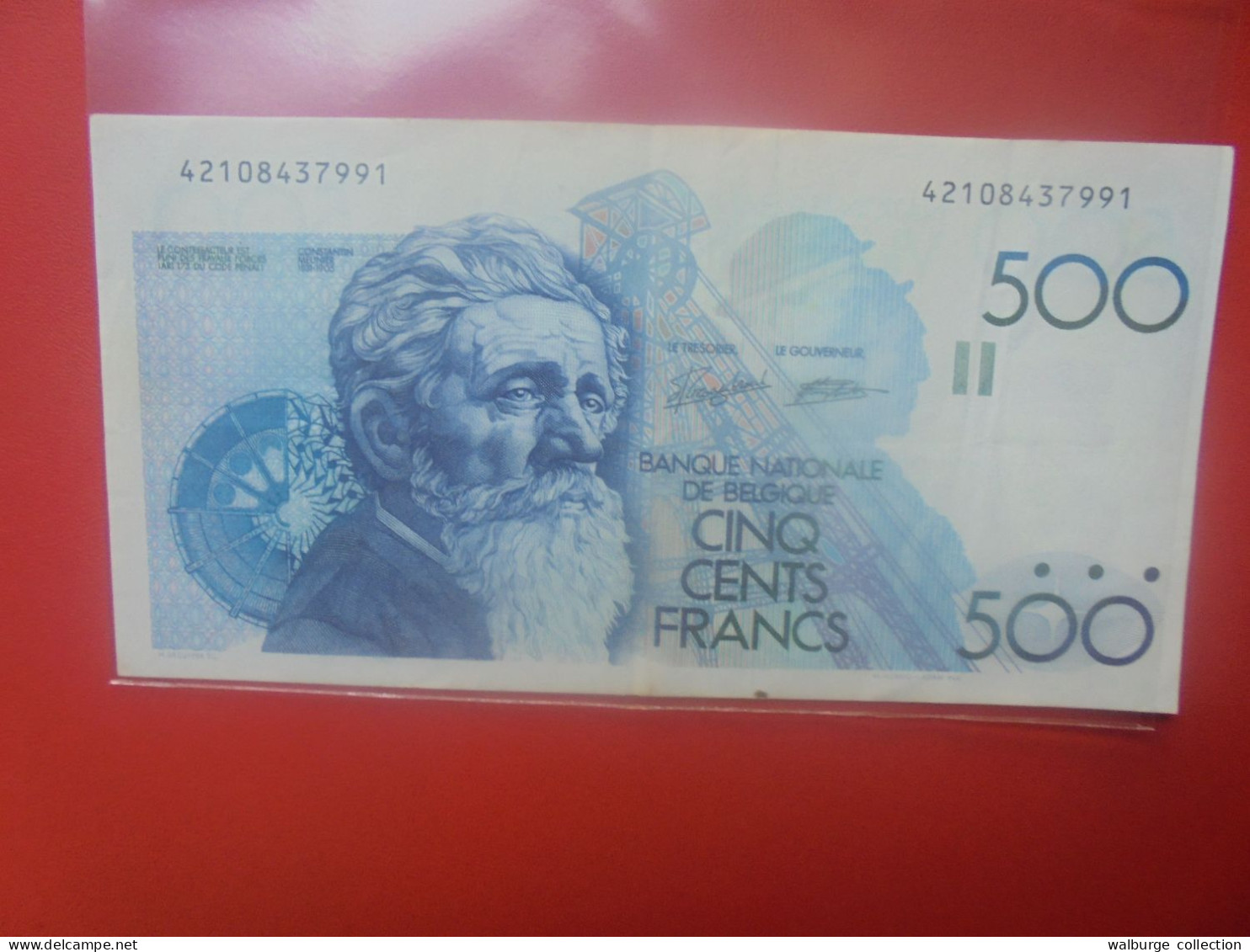 BELGIQUE 500 Francs 1982-1998 Circuler (B.18) - 500 Frank