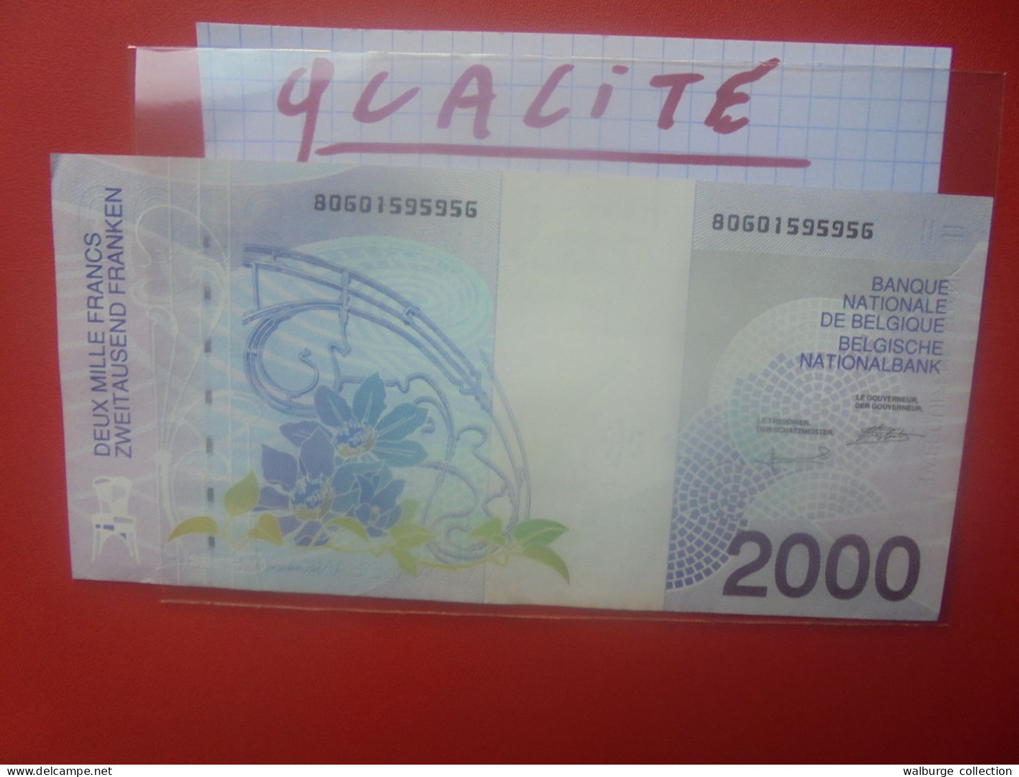 BELGIQUE 2000 Francs 1994-2001 Circuler Belle Qualité (B.18) - 2000 Francos