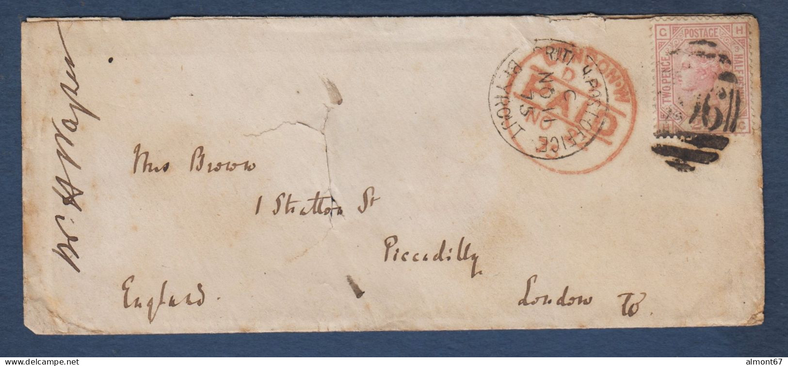 Lettre De BEYROUT  BRITISH POST OFFICE - Levant Britannique