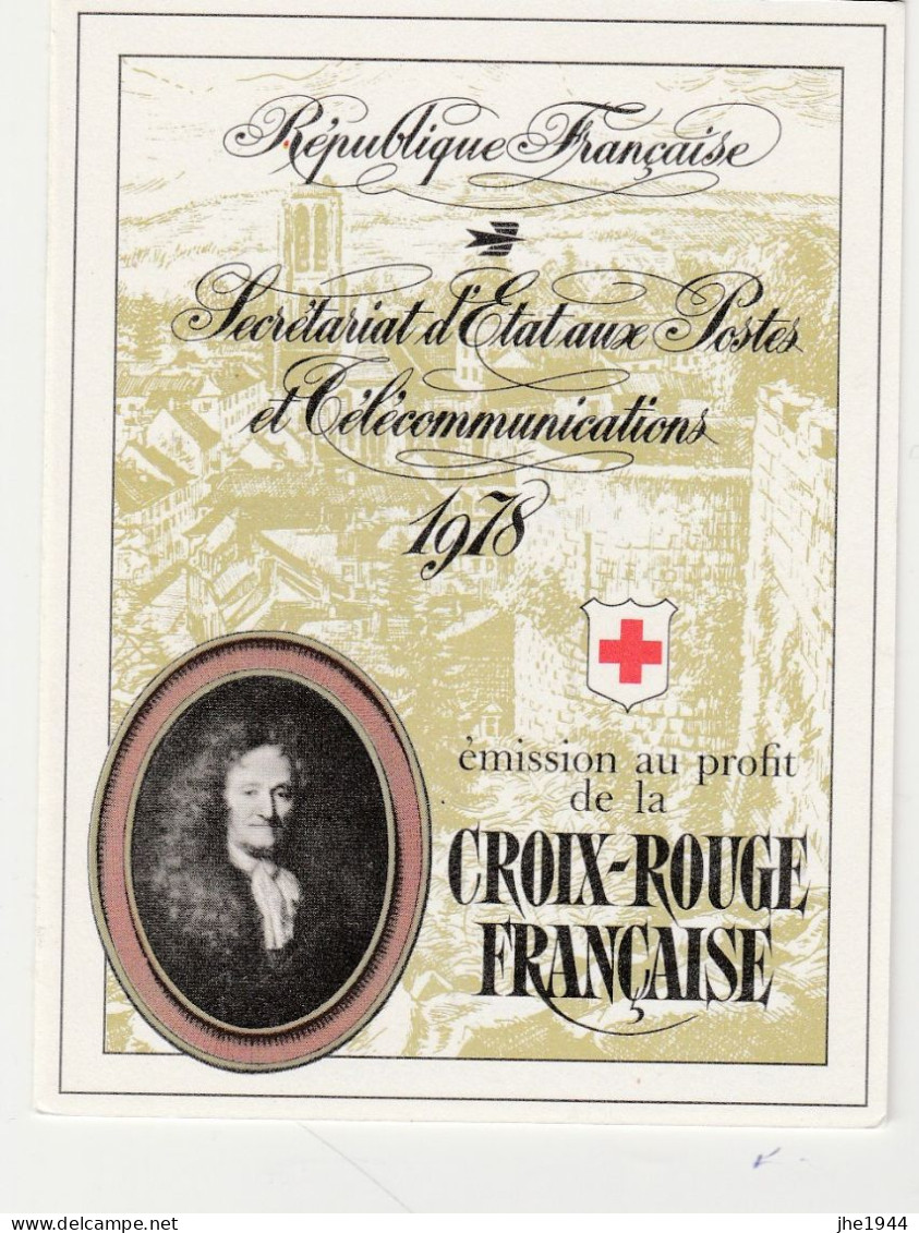 France Carnet Croix Rouge N° 2027 ** Année 1978 Fables De La Fontaine - Cruz Roja