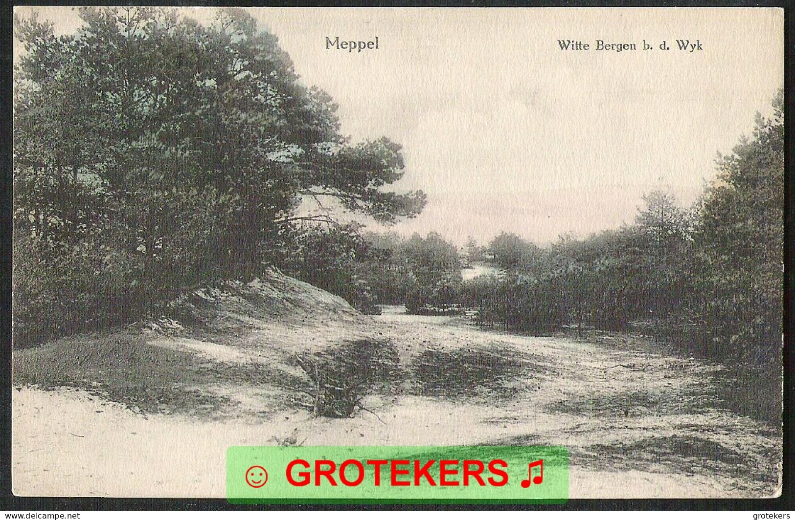 MEPPEL Witte Bergen Bij De Wijk 1916 - Meppel