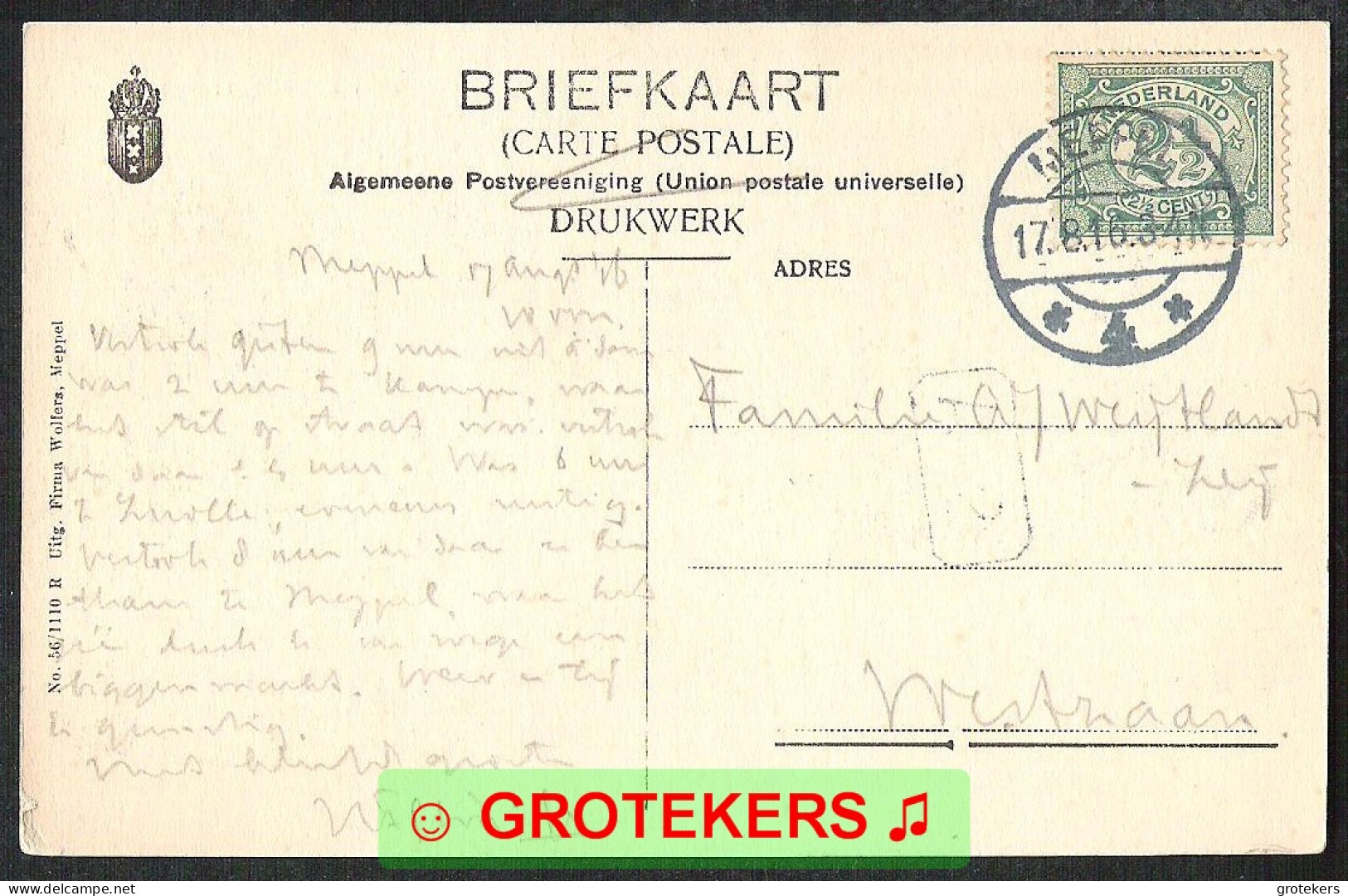 MEPPEL Witte Bergen Bij De Wijk 1916 - Meppel