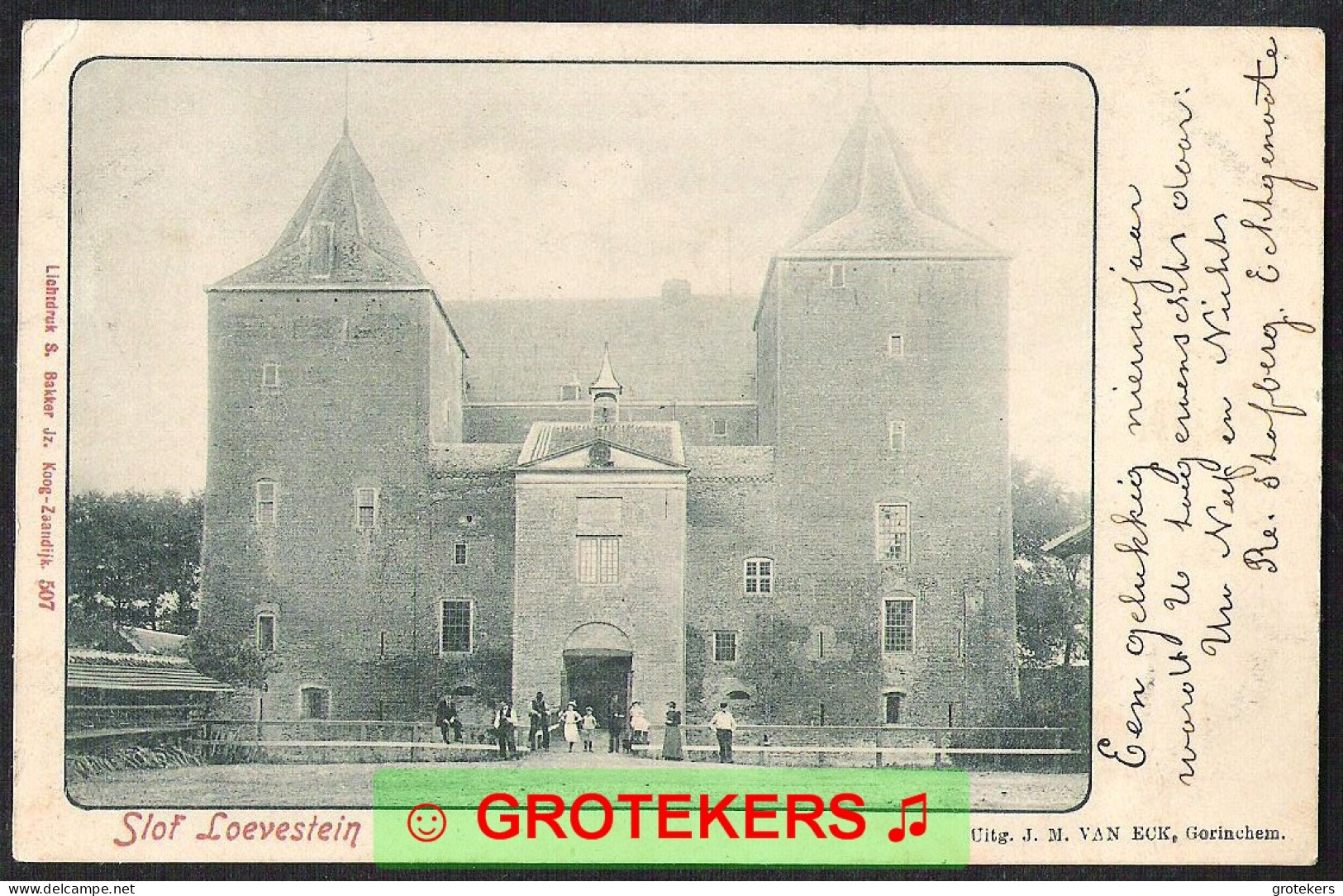 GORINCHEM Slot Loevestein 1901 ? - Gorinchem