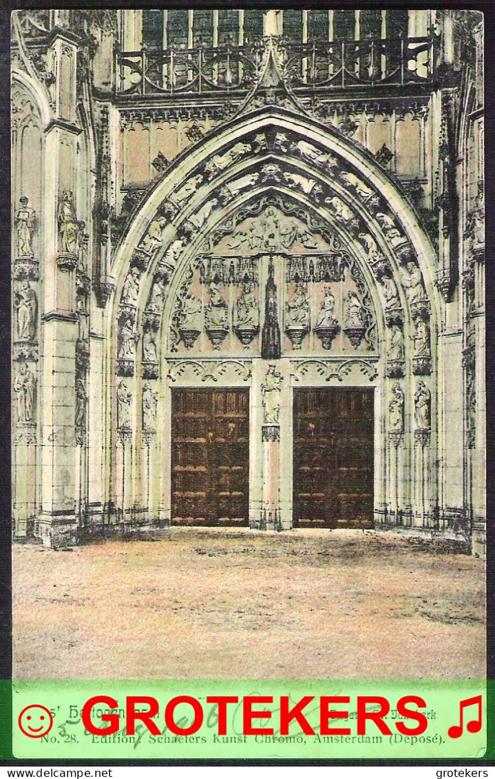 ‘sHERTOGENBOSCH Ingang St. Janskerk 1906 - 's-Hertogenbosch