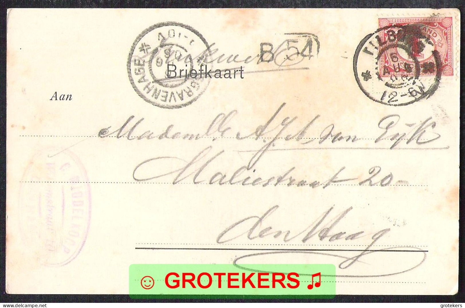 ‘sHERTOGENBOSCH Ingang St. Janskerk 1906 - 's-Hertogenbosch