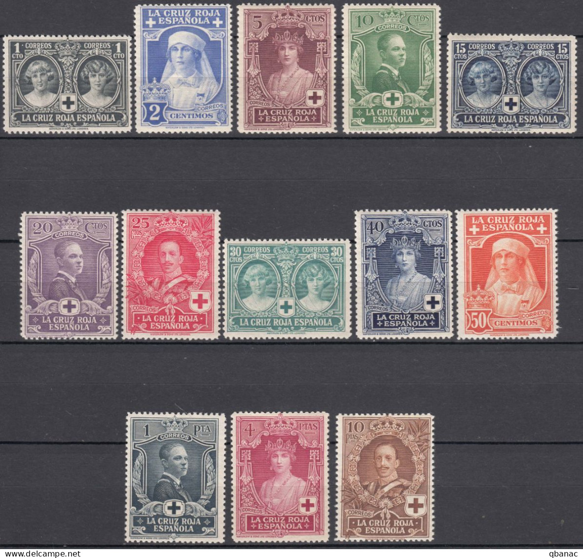 Spain 1926 Mi#298-310 Edifil#325-337 Mint Hinged - Unused Stamps