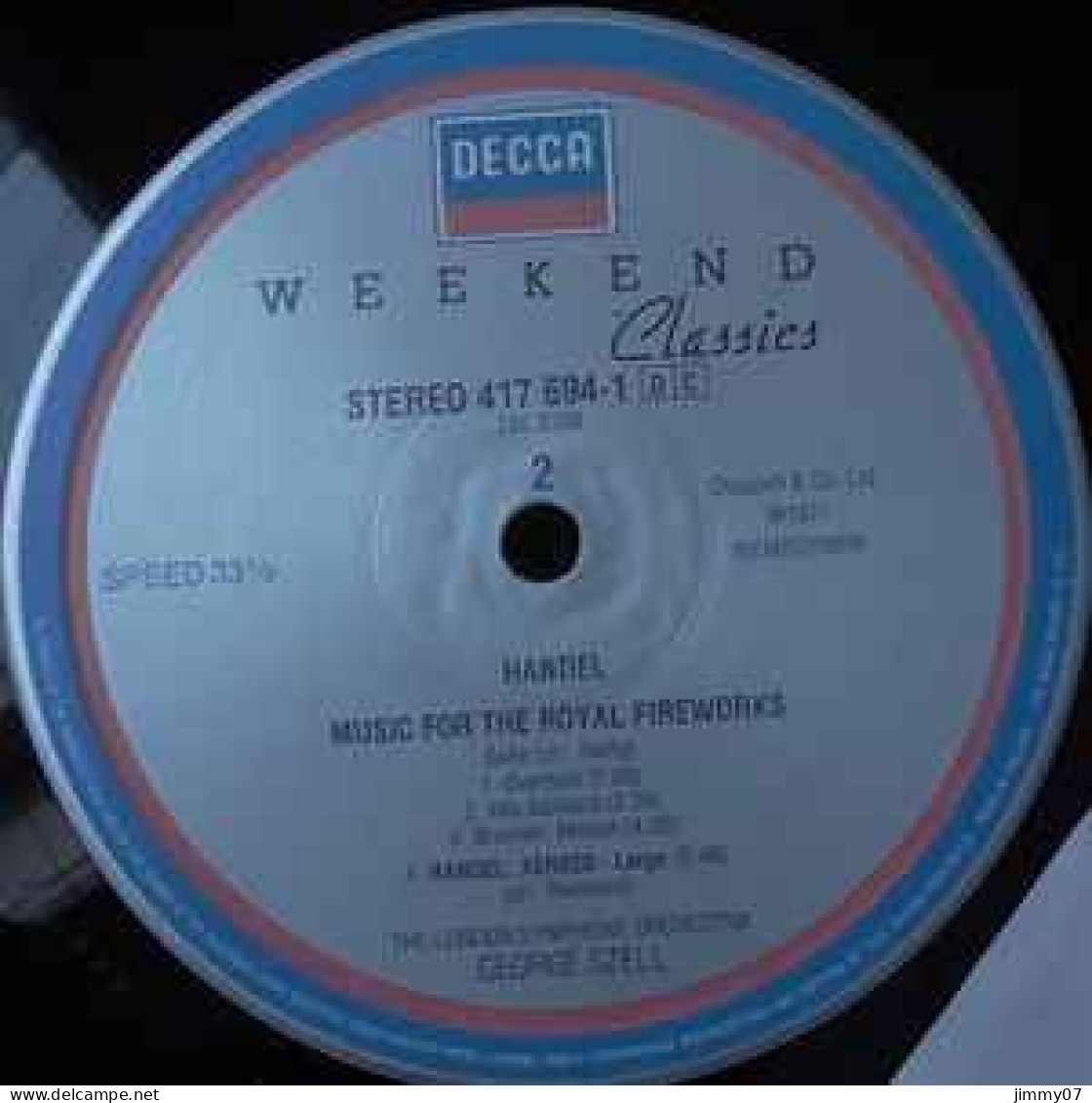 Handel, George Szell - The Water Music / Royal Fireworks Music (LP, Album, RE) - Classical