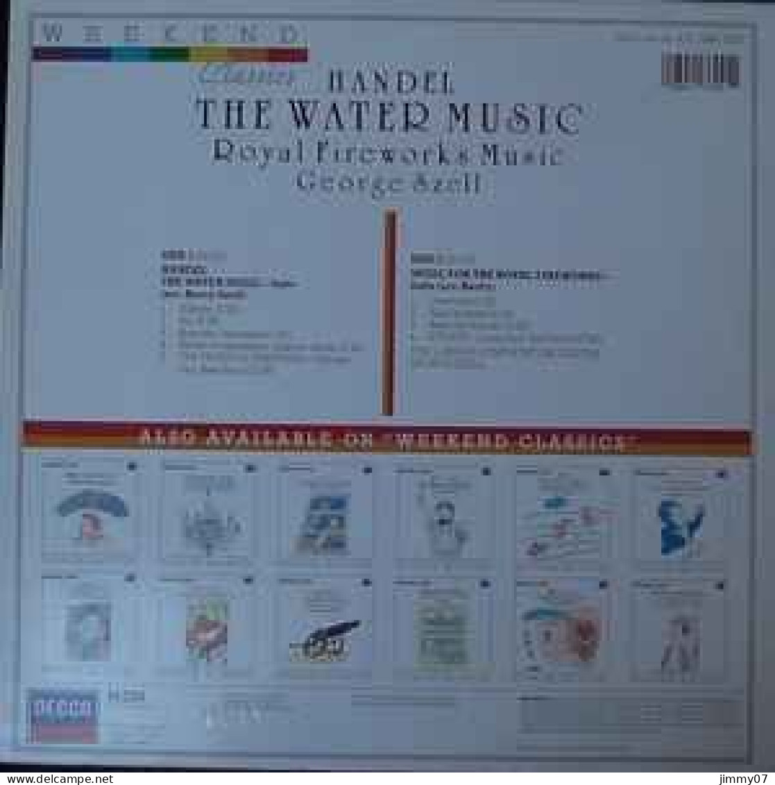 Handel, George Szell - The Water Music / Royal Fireworks Music (LP, Album, RE) - Klassiekers