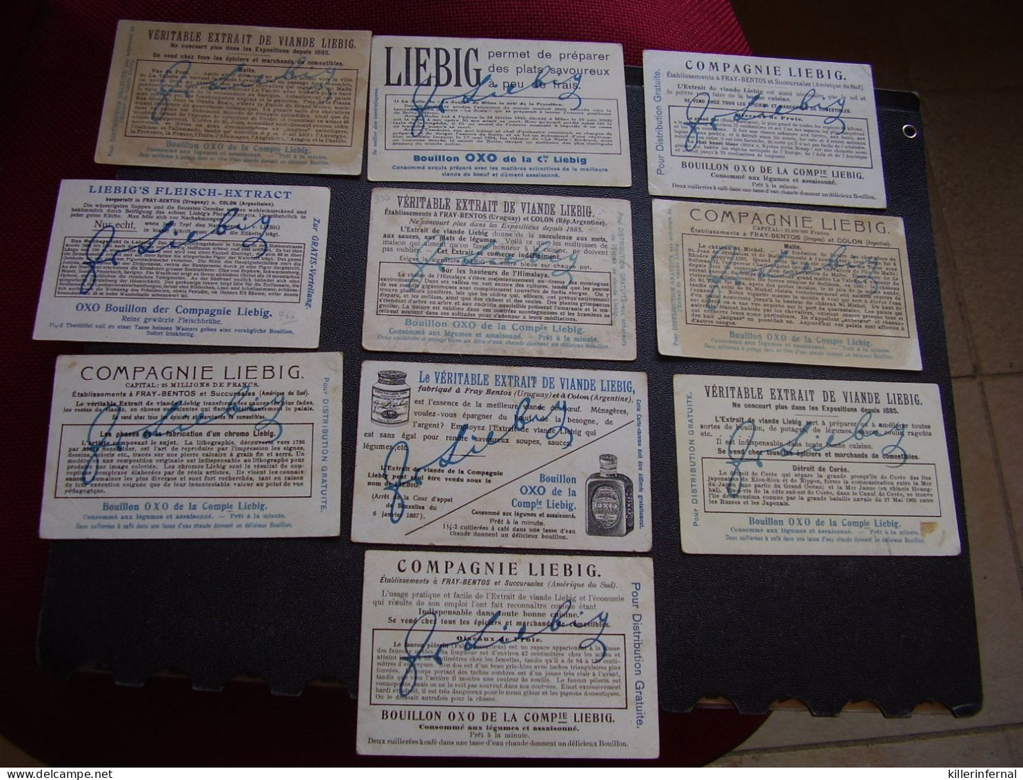 Original Old Cards Chromos Liebig  Lot - Liebig