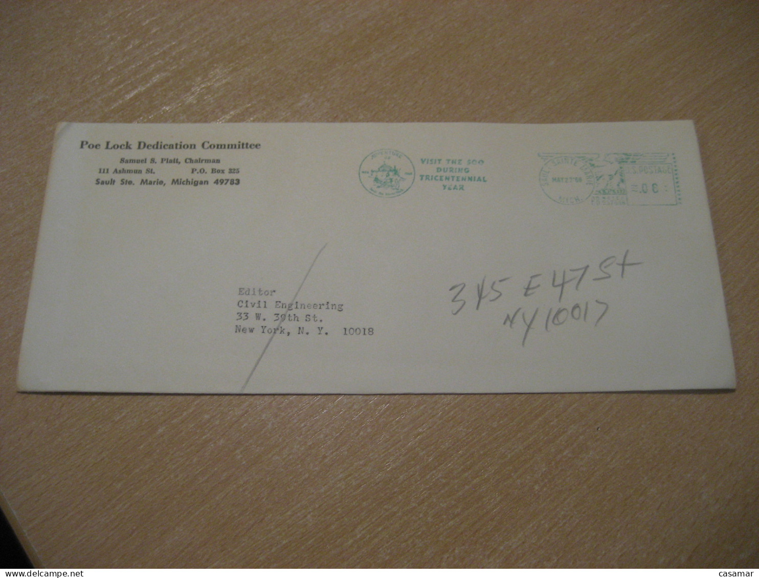 SAULT SAINTE MARIE 1968 Soo Adventure American Indians Indian Meter Mail Cover USA Indigenous Native History - Indianen