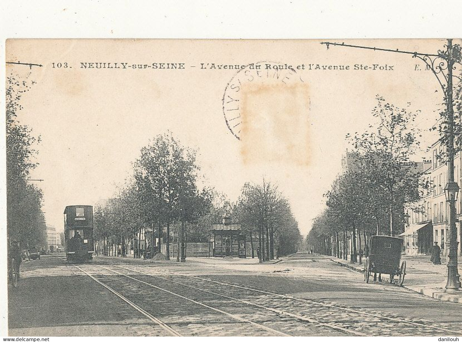 92 // NEUILLY SUR SEINE  L Avenue Du Roule Et Avenue Ste Foix  103 - Neuilly Sur Seine