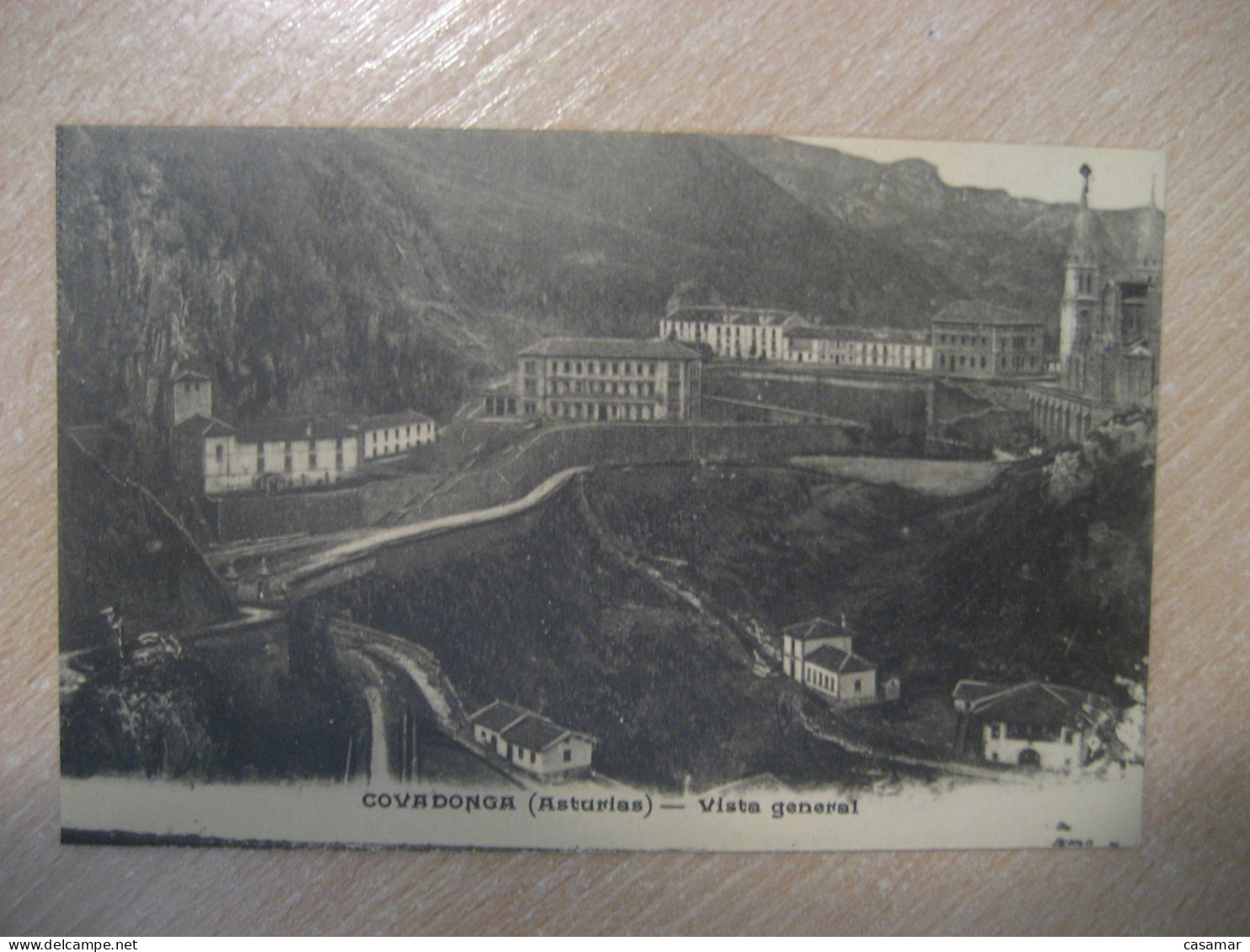 COVADONGA Vista General Asturias La Gauloise EJC E.J.C. Tarjeta Postal Postcard SPAIN  - Asturias (Oviedo)