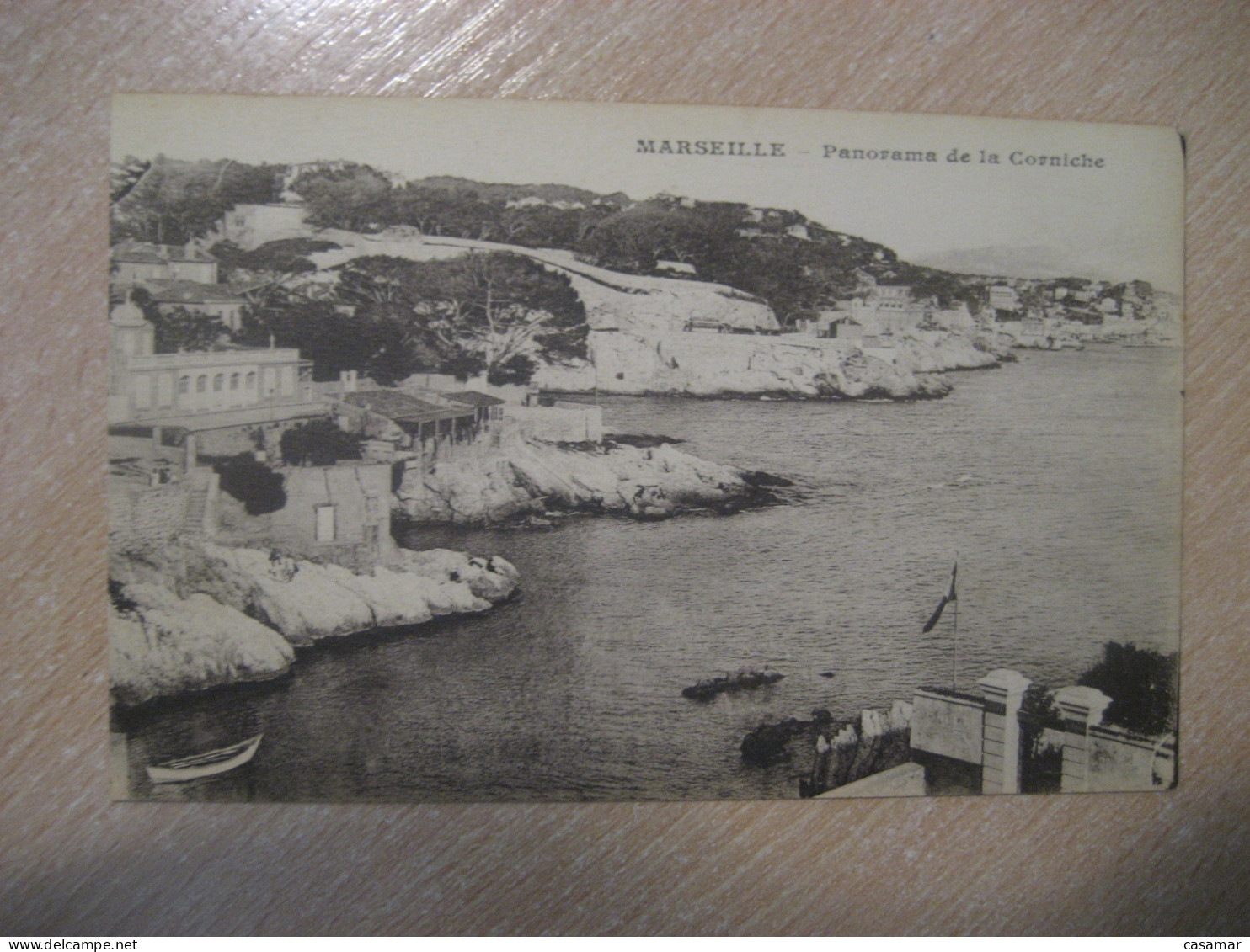 MARSEILLE Panorama De La Corniche Bouches-du-Rhone Postcard FRANCE - Endoume, Roucas, Corniche, Playas