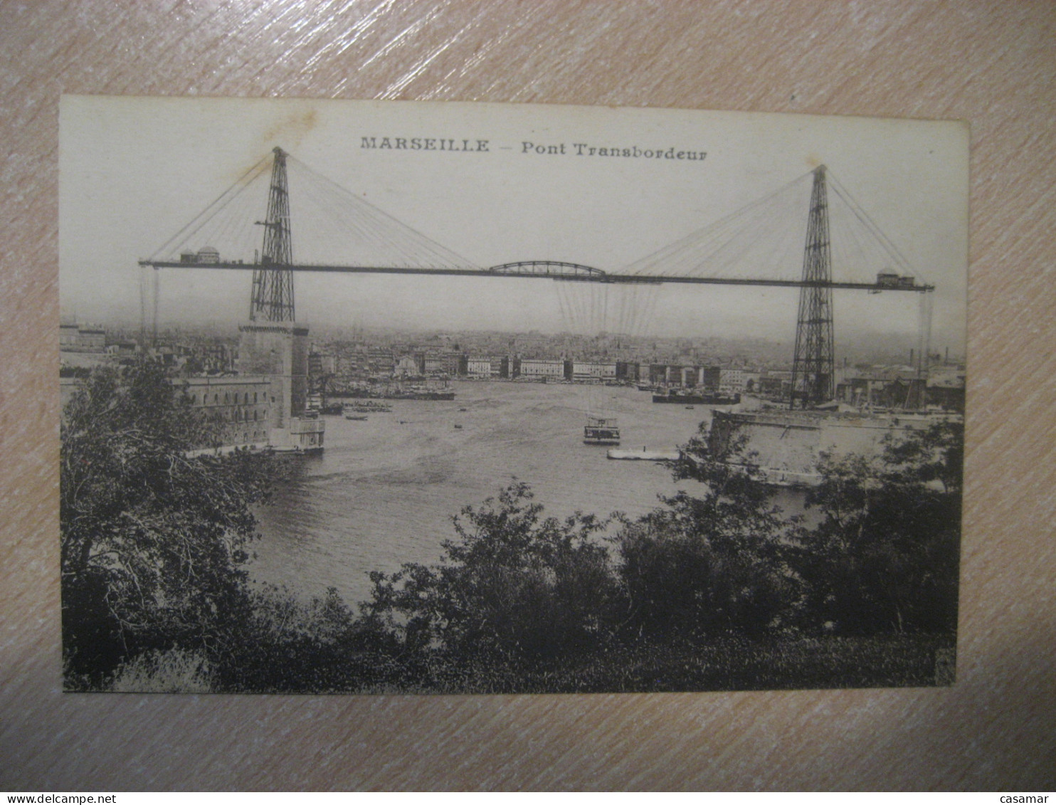 MARSEILLE Pont Transbordeur Bridge Bouches-du-Rhone Postcard FRANCE - Timone, Baille, Pont De Vivaux