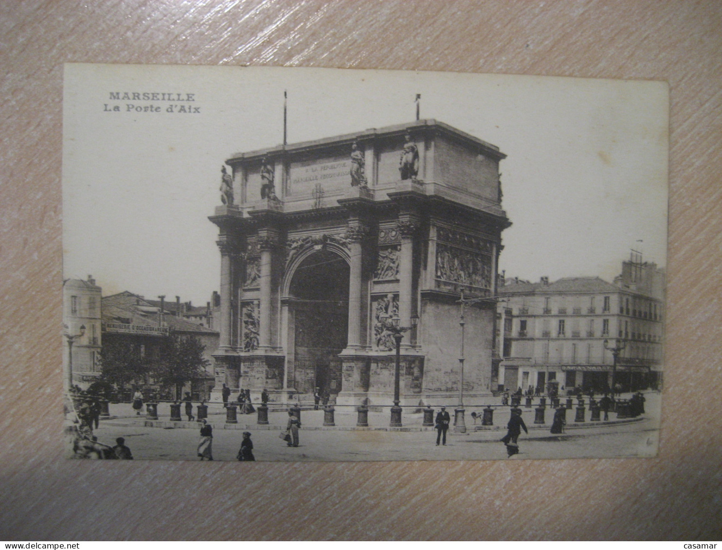 MARSEILLE La Porte D'Aix Bouches-du-Rhone Postcard FRANCE - Monumenti