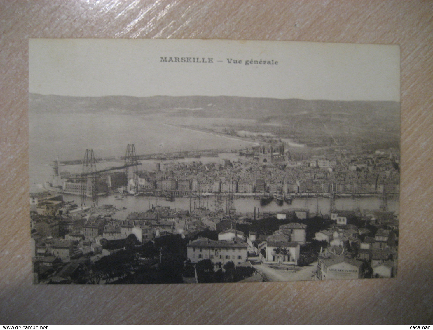 MARSEILLE Vue Generale Bouches-du-Rhone Postcard FRANCE - Unclassified