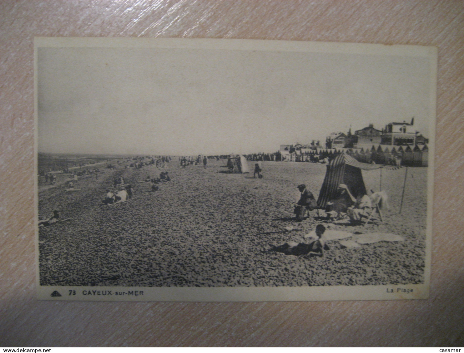 CAYEUX-SUR-MER La Plage Beach Somme Postcard FRANCE - Cayeux Sur Mer