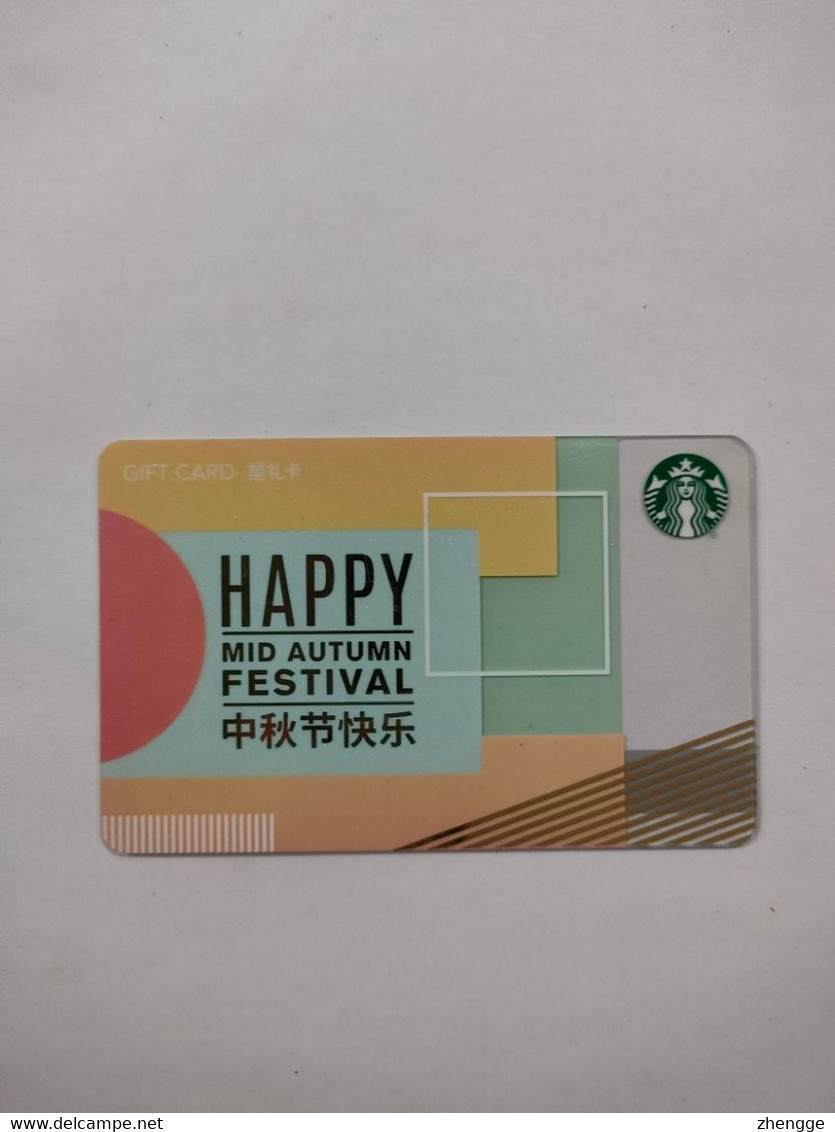 China Gift Cards, Starbucks, 100 RMB, 2019, (1pcs) - Gift Cards