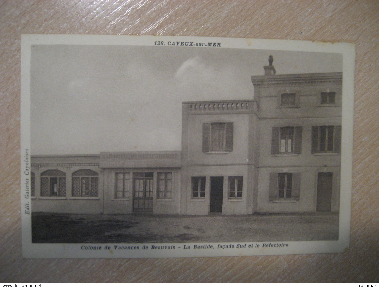 CAYEUX-SUR-MER Colonie De Vacances De Beauvais La Bastide Façade Sud Et Le Refectoire Somme Postcard FRANCE - Cayeux Sur Mer